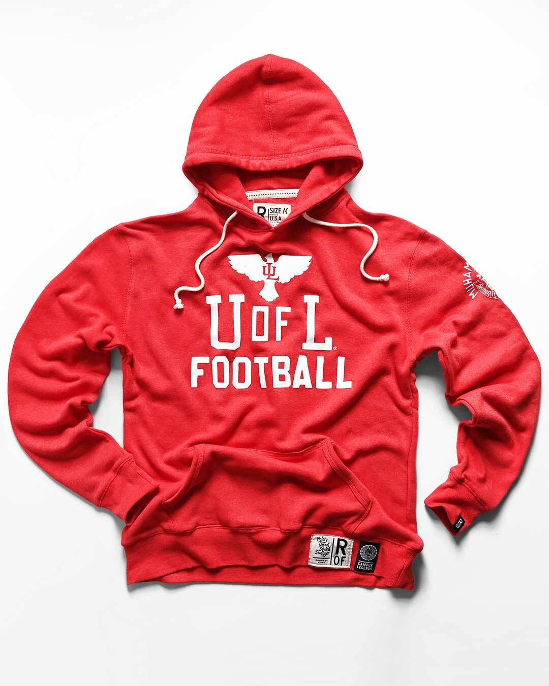 UofL - Ali Football Red PO Hoody - Roots of Fight Canada