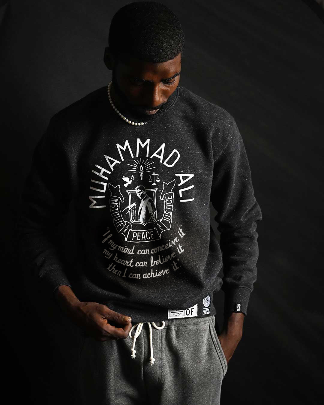 UofL - Ali Louisville Black Sweatshirt - Roots of Fight Canada