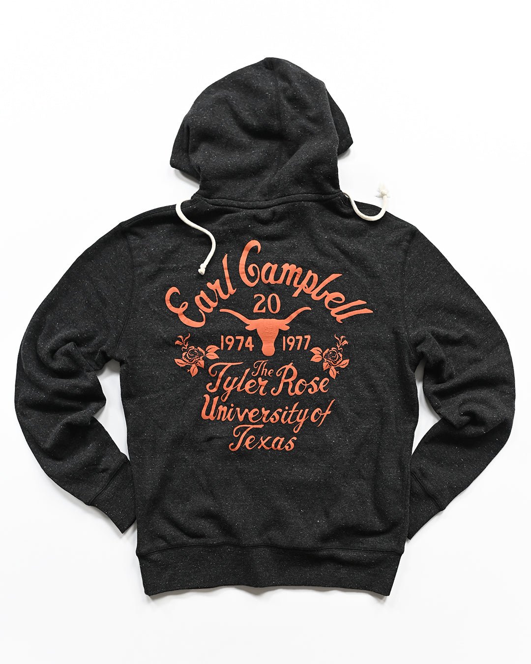 UT - Earl Campbell Tyler Rose Black PO Hoody - Roots of Fight Canada