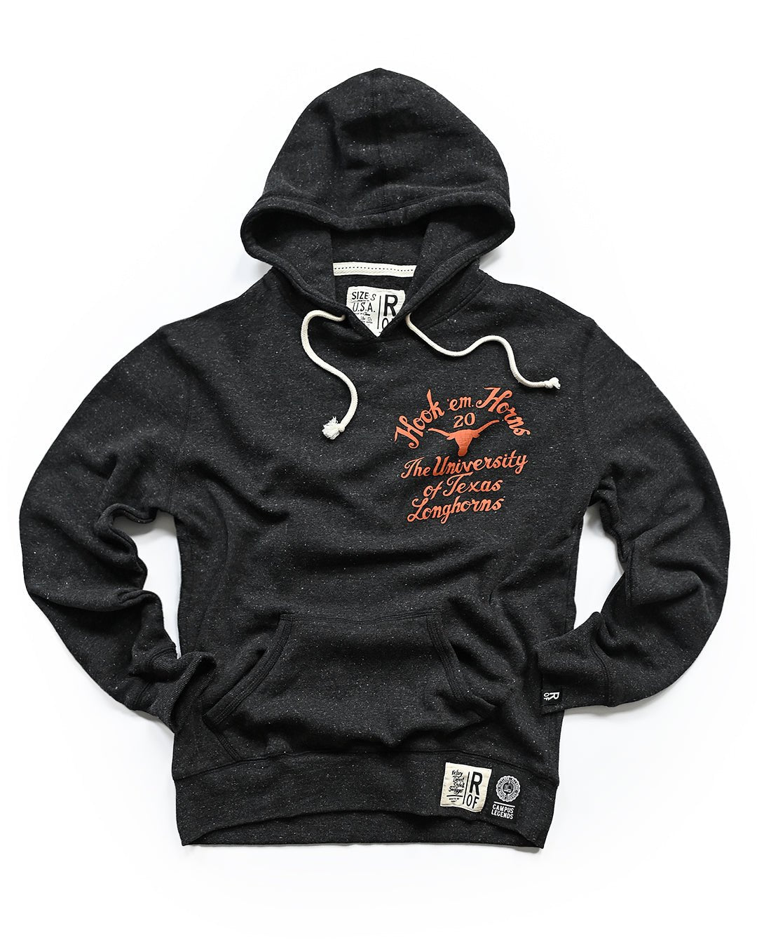 UT - Earl Campbell Tyler Rose Black PO Hoody - Roots of Fight Canada