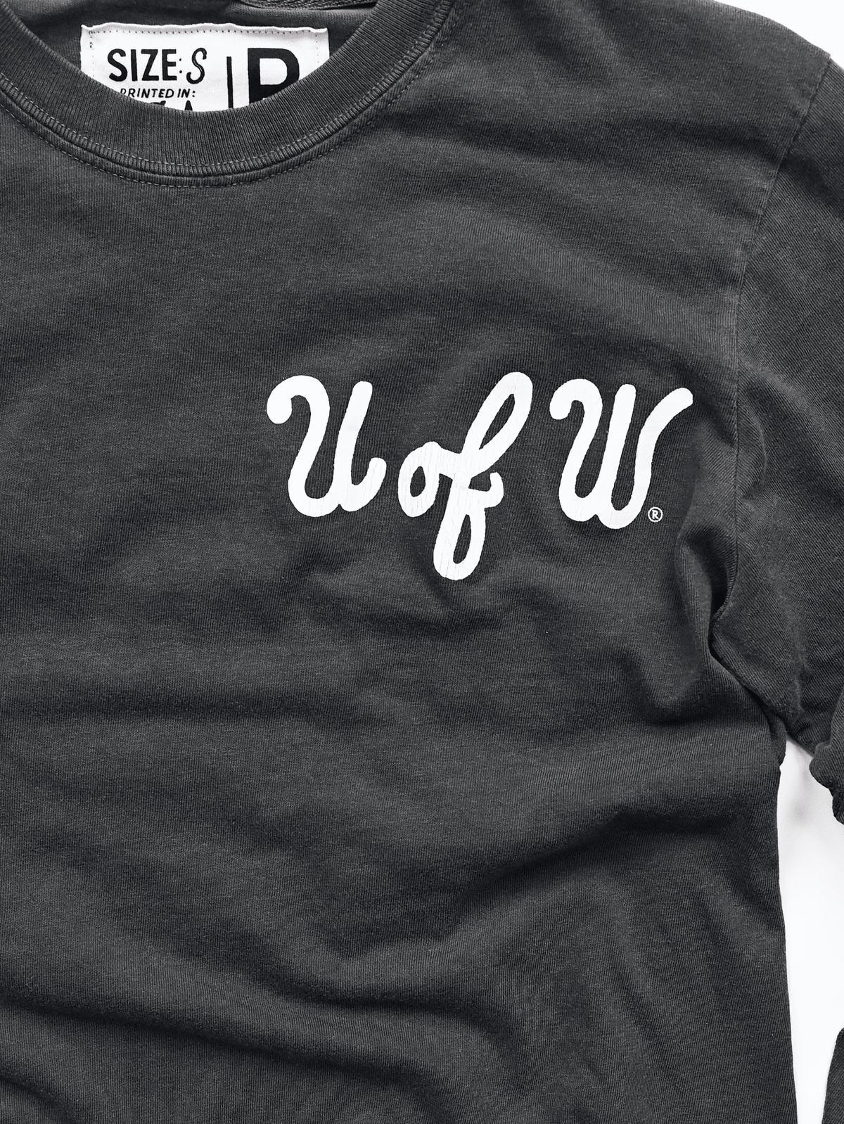 UW - Bruce Lee 1961 Charcoal Long Sleeve Tee - Roots of Fight Canada