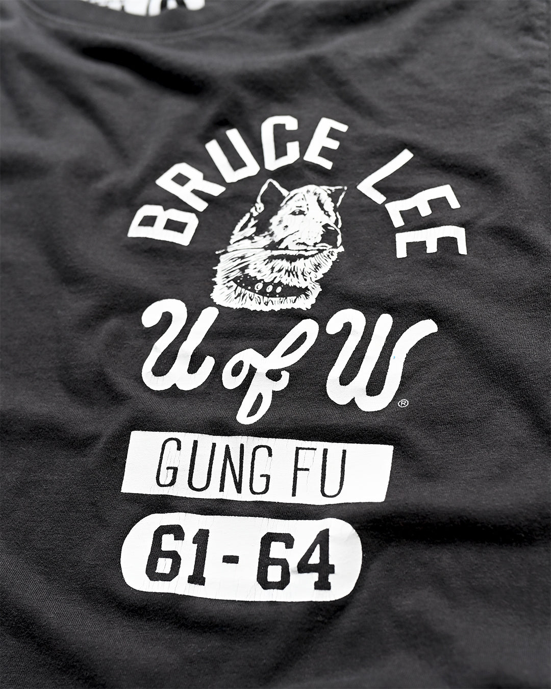 UW - Bruce Lee Gung Fu Origins ’61 - ’64 Black Tee - Roots of Fight Canada