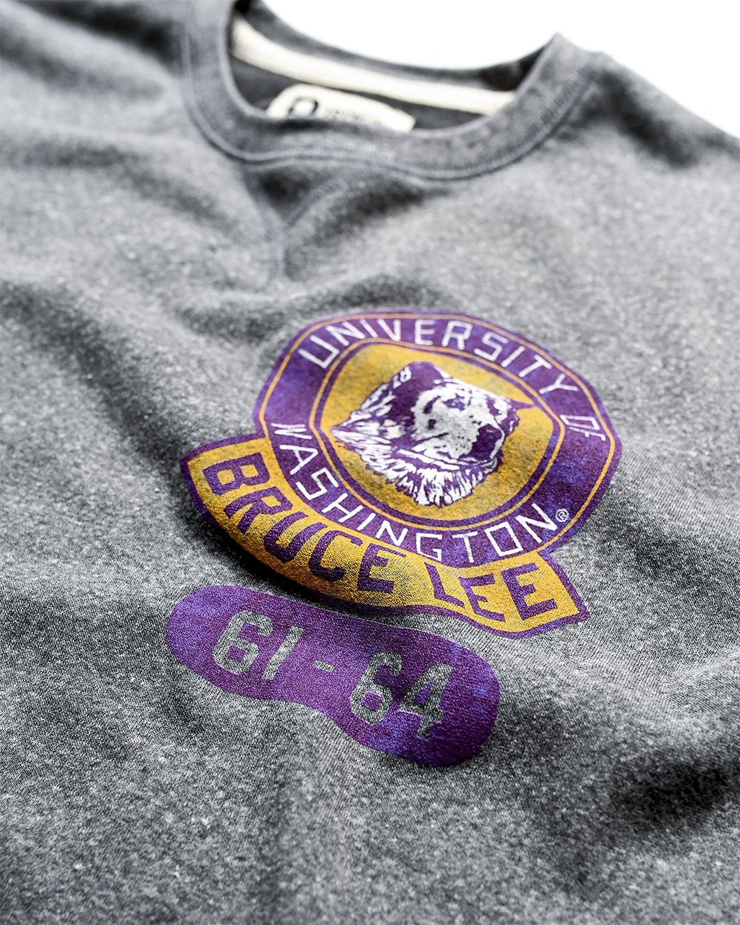 UW - Bruce Lee Student ’61 - ’64 Grey Sweatshirt - Roots of Fight Canada