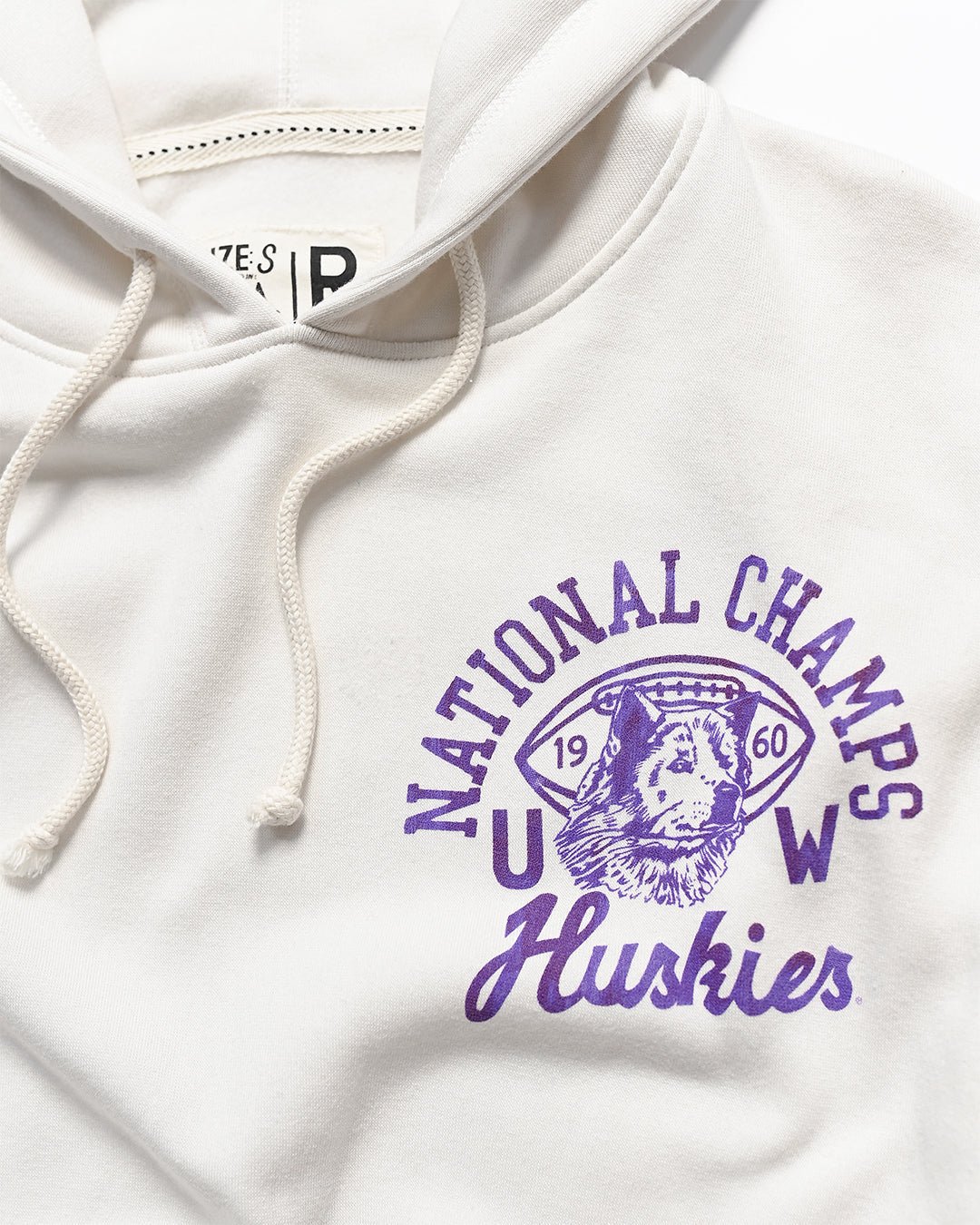 UW - Football ’61 Rose Bowl White PO Hoody - Roots of Fight Canada