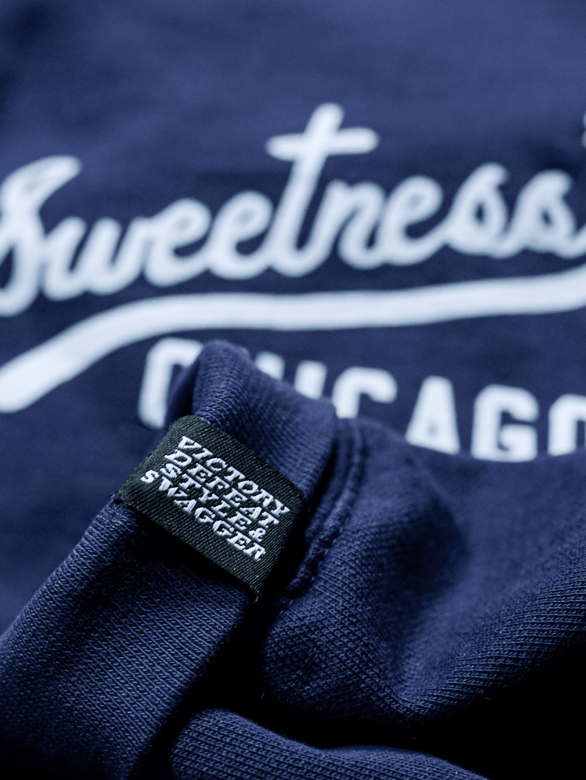 Walter Payton Chicago Navy Quarter-Zip Sweatshirt - Roots of Fight Canada