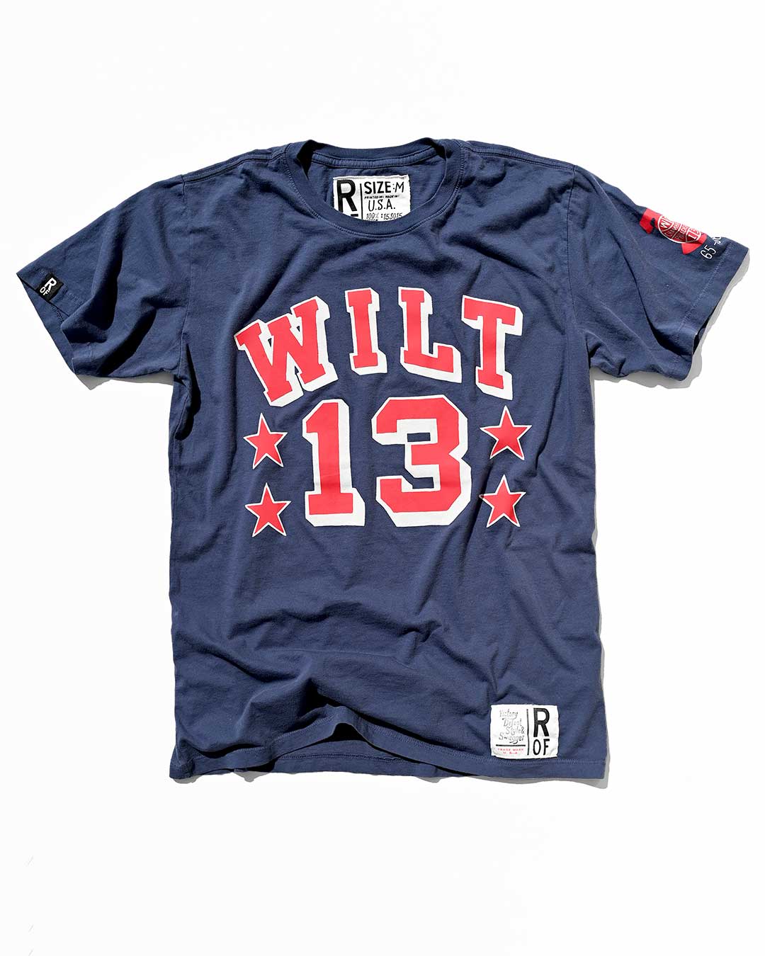 Wilt Chamberlain #13 Navy Tee