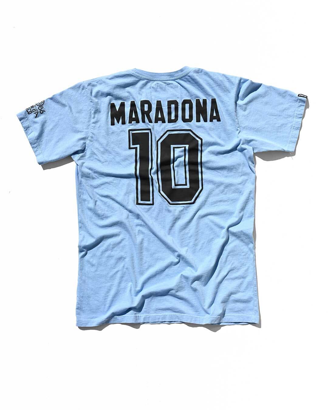 Maradona #10 Sky Blue Tee