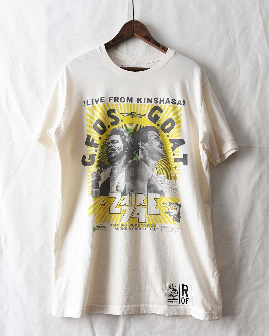 Ali & James Brown Rumble in the Jungle Tee - Roots of Fight Canada