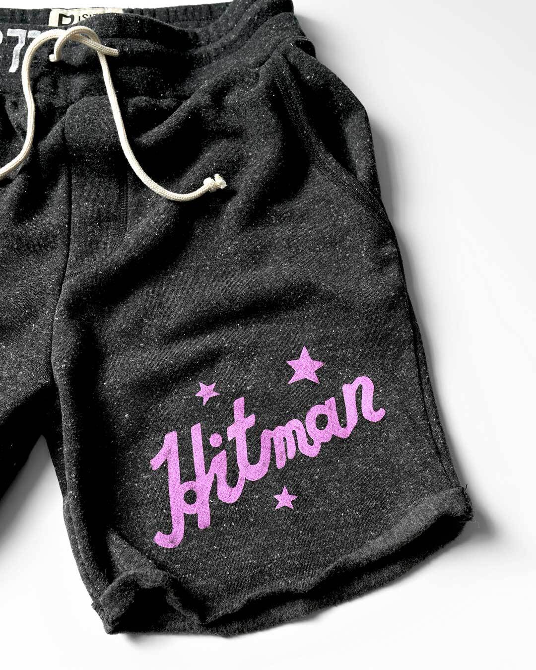 Bret Hart Hitman Black Shorts - Roots of Fight Canada