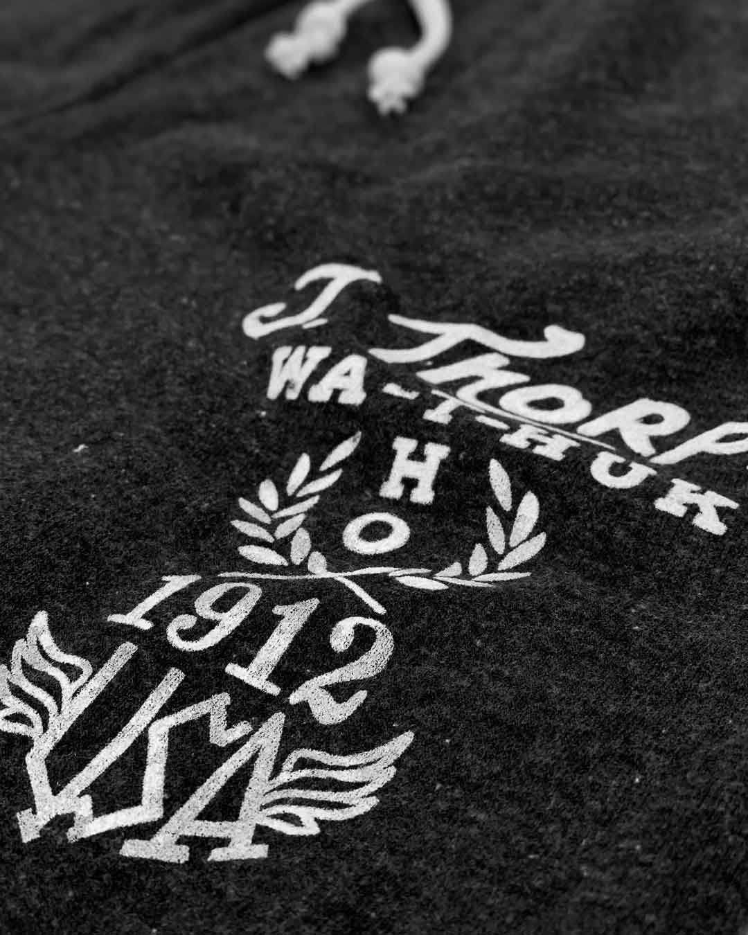 Jim Thorpe 1912 Black Shorts - Roots of Fight Canada