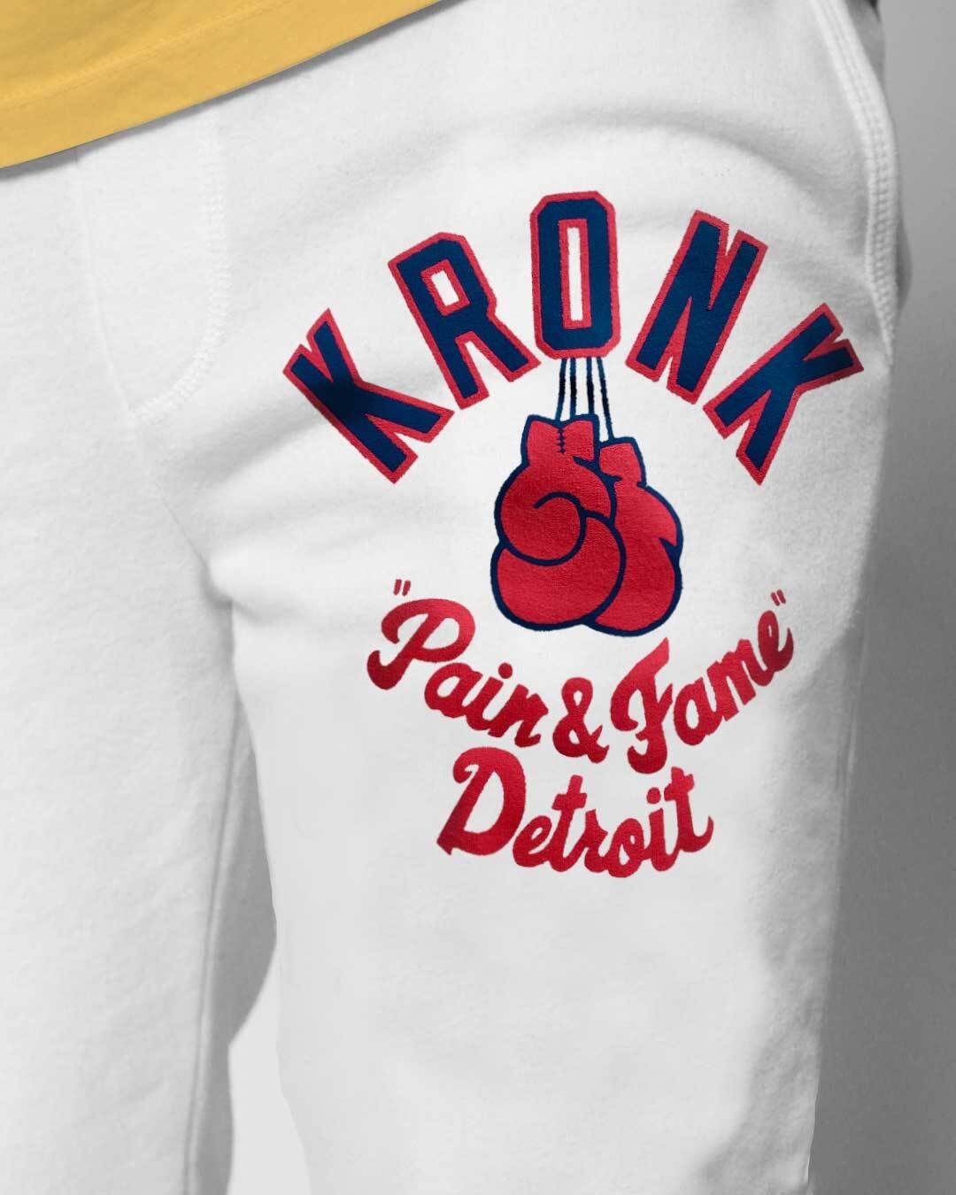 Kronk 'Pain & Fame' Ivory Sweatpants - Roots of Fight Canada
