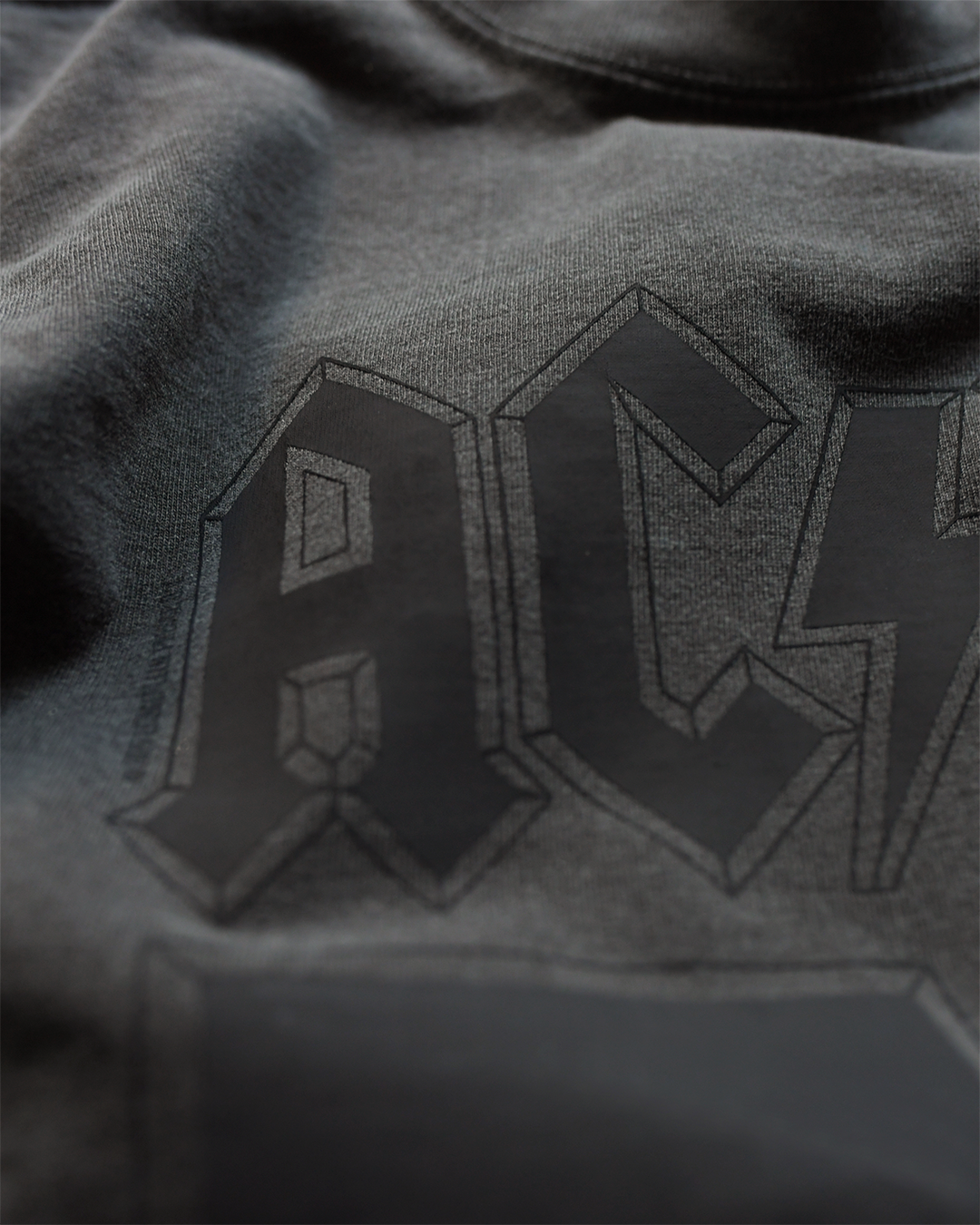 AC/DC '77 Charcoal Heavyweight Tee