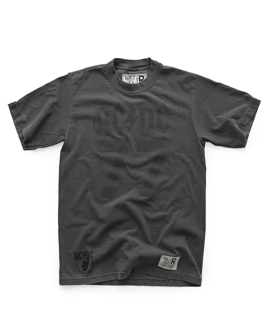 AC/DC '77 Charcoal Heavyweight Tee