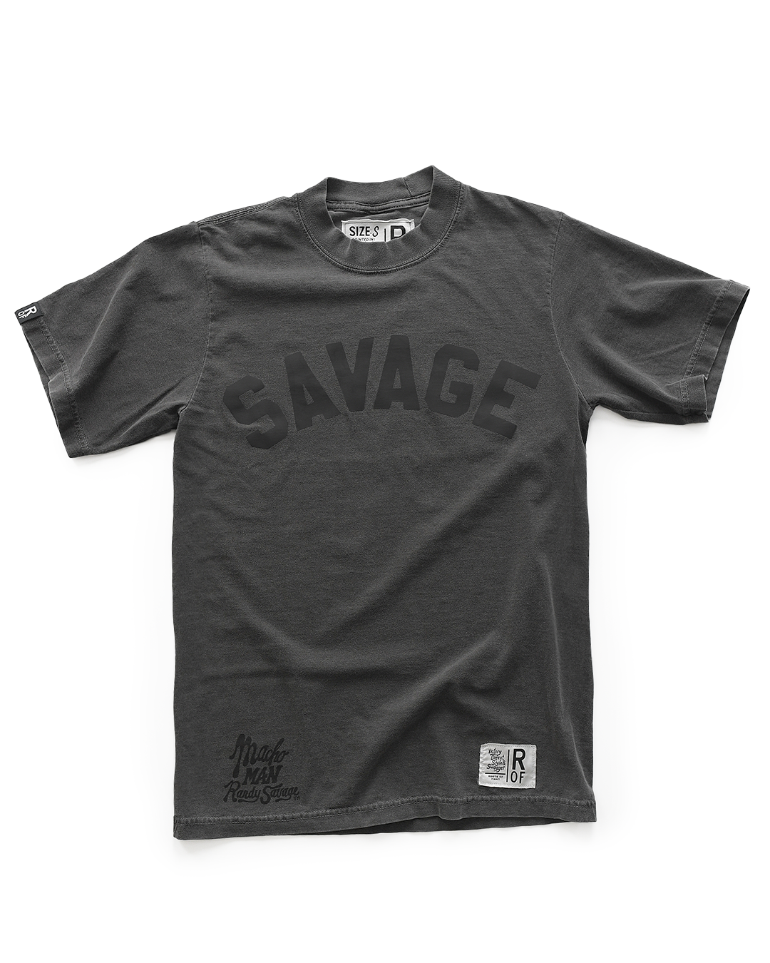 Macho Man 'Savage' Charcoal Heavyweight Tee