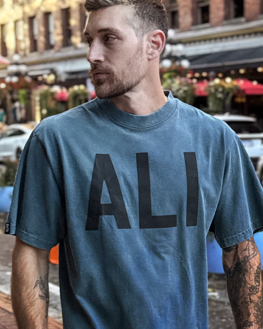 Ali Legacy Denim Heavyweight Tee