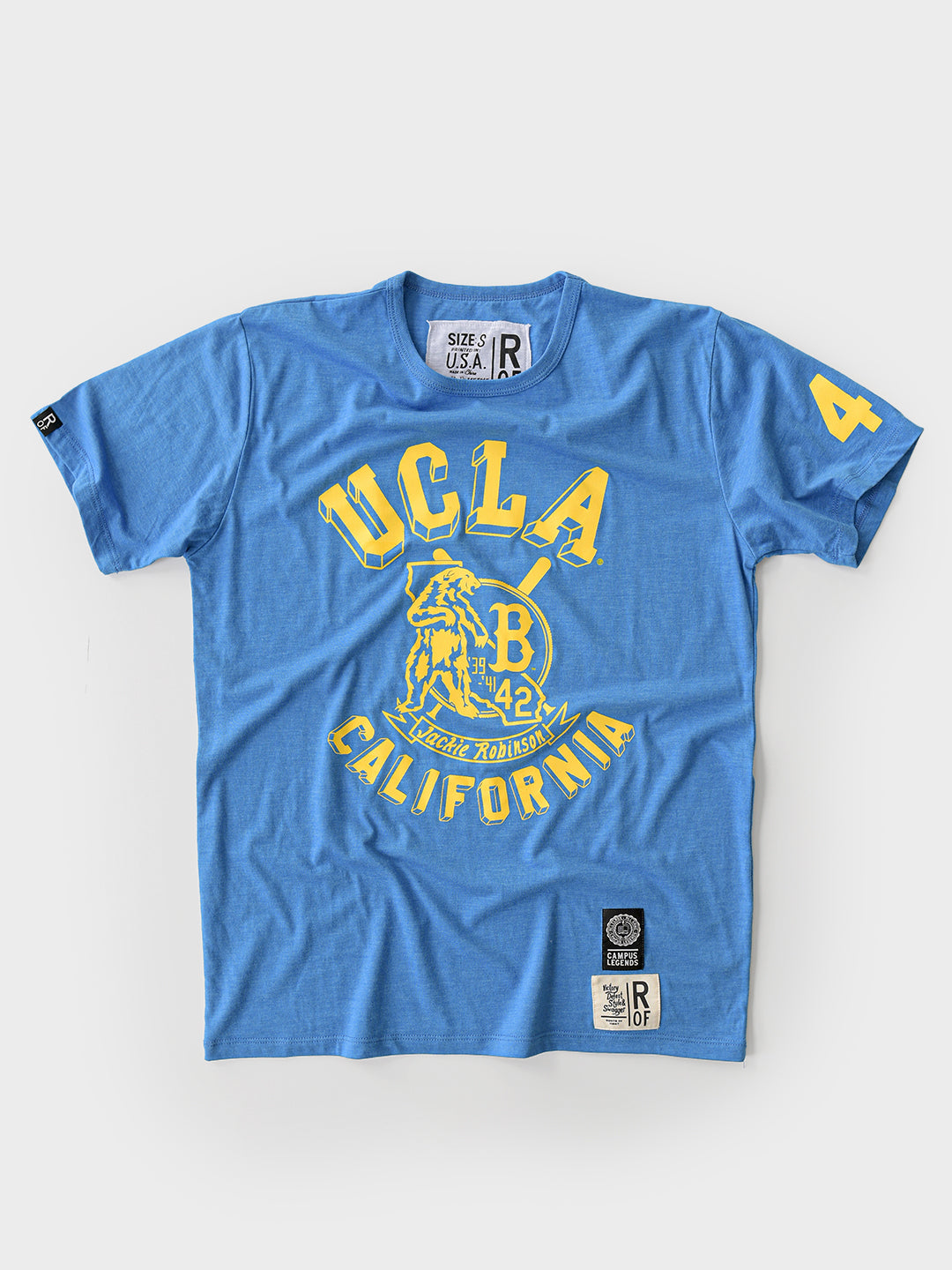 UCLA - Jackie Robinson Bruins Baseball Blue Triblend Tee