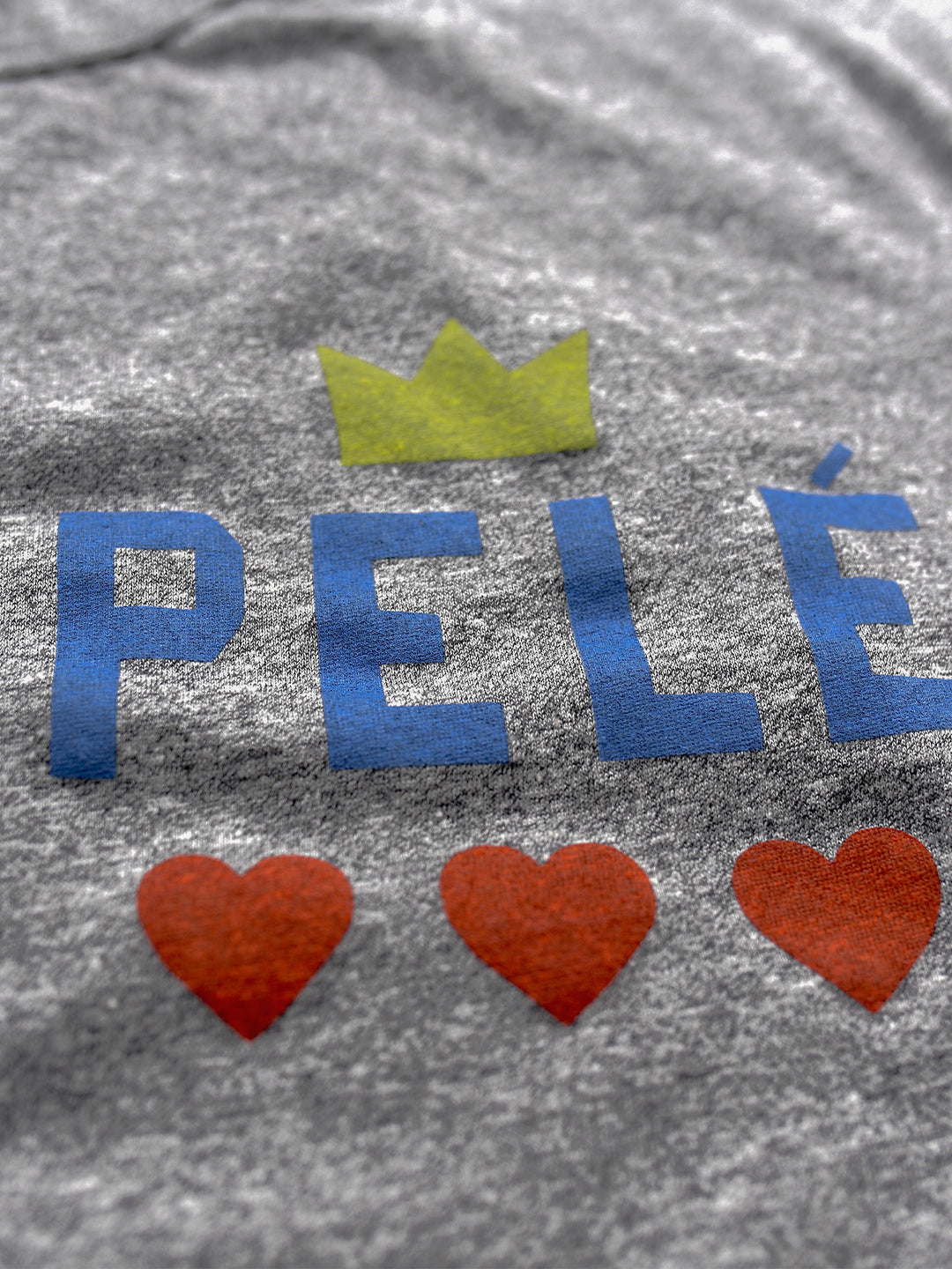 Pelé Love Women's Grey Tee