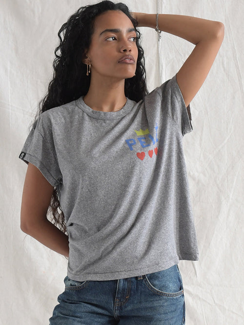 Pelé Love Women's Grey Tee