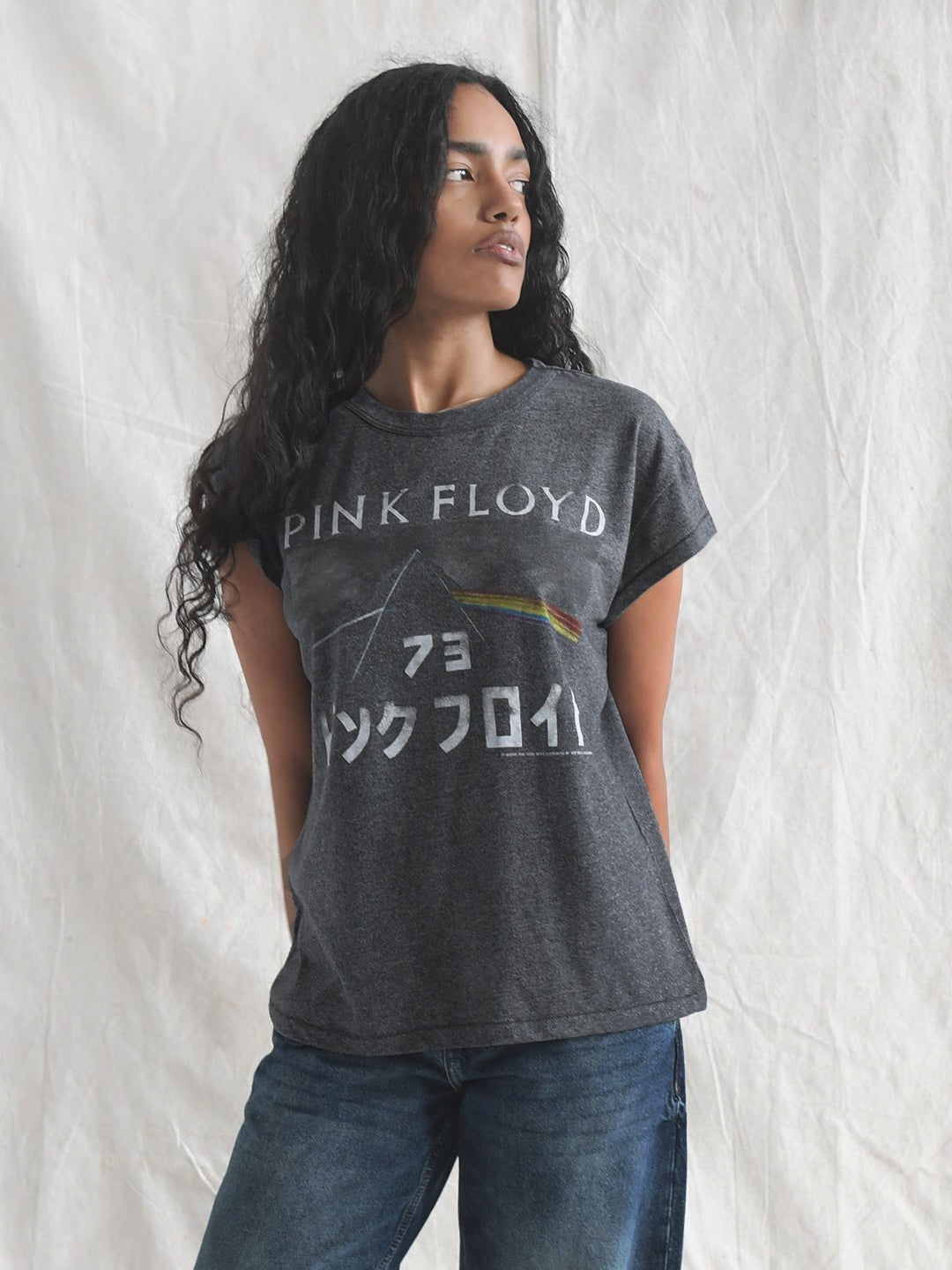 Pink Floyd Dark Side '73 Women's Black Tee