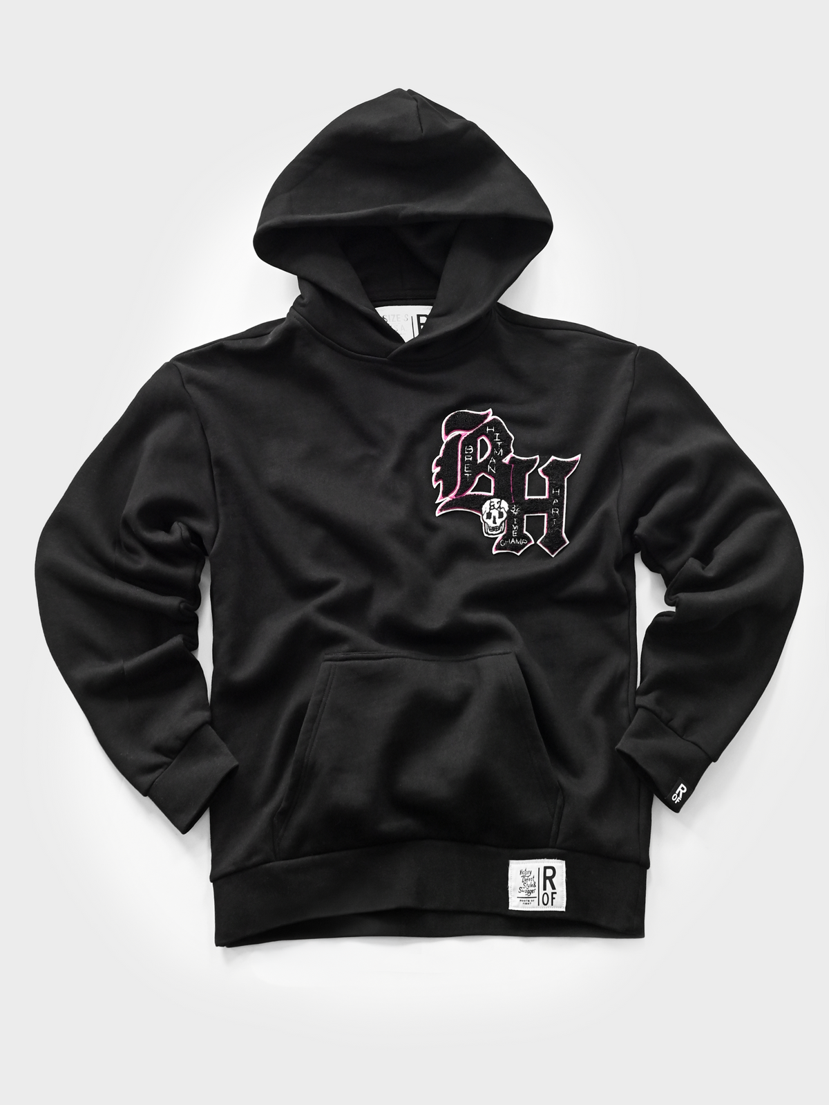 Bret Hart Hitman Black PO Heavyweight Hoody