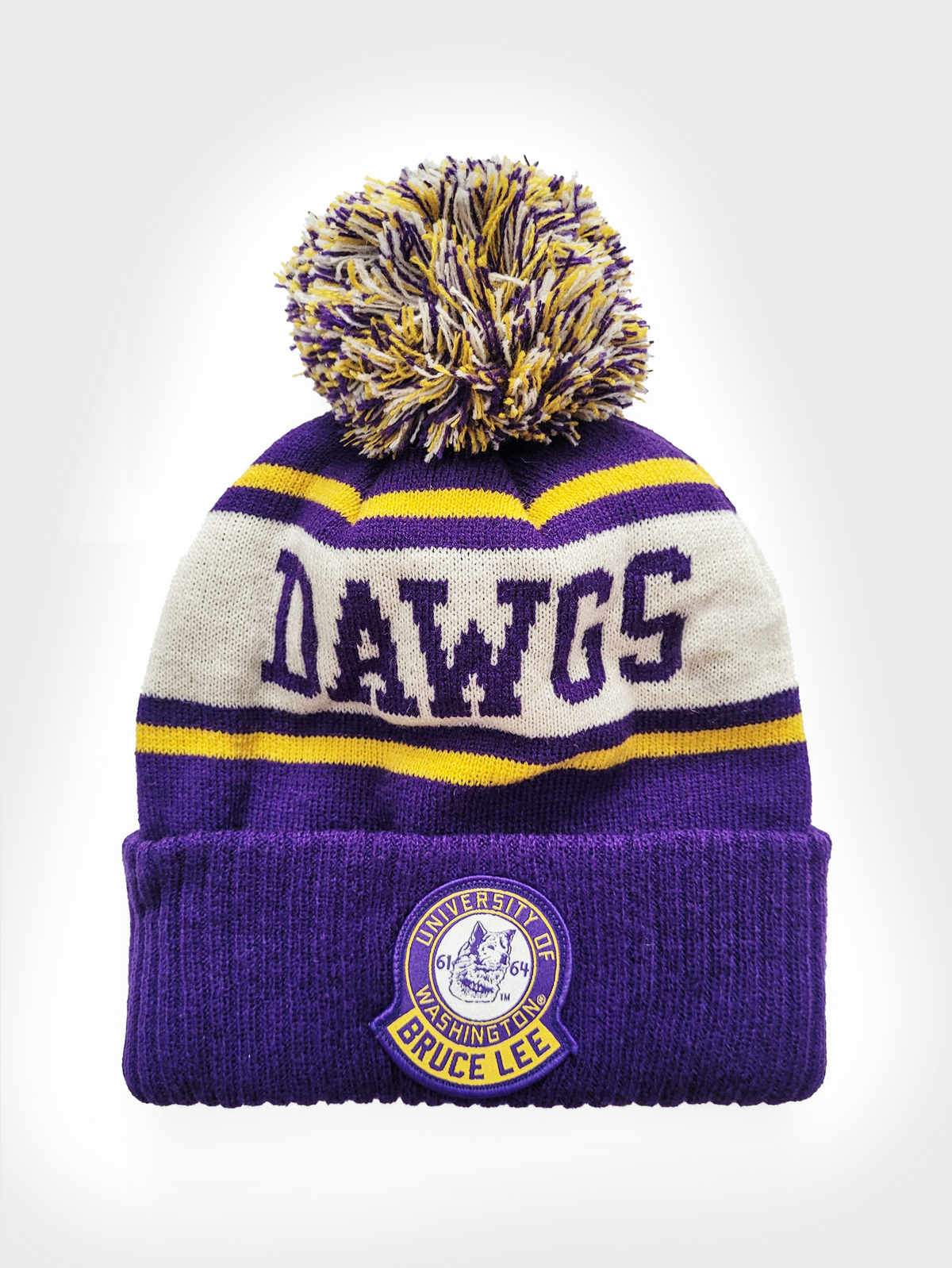 UW – Bruce Lee Dawgs Pom Pom Beanie
