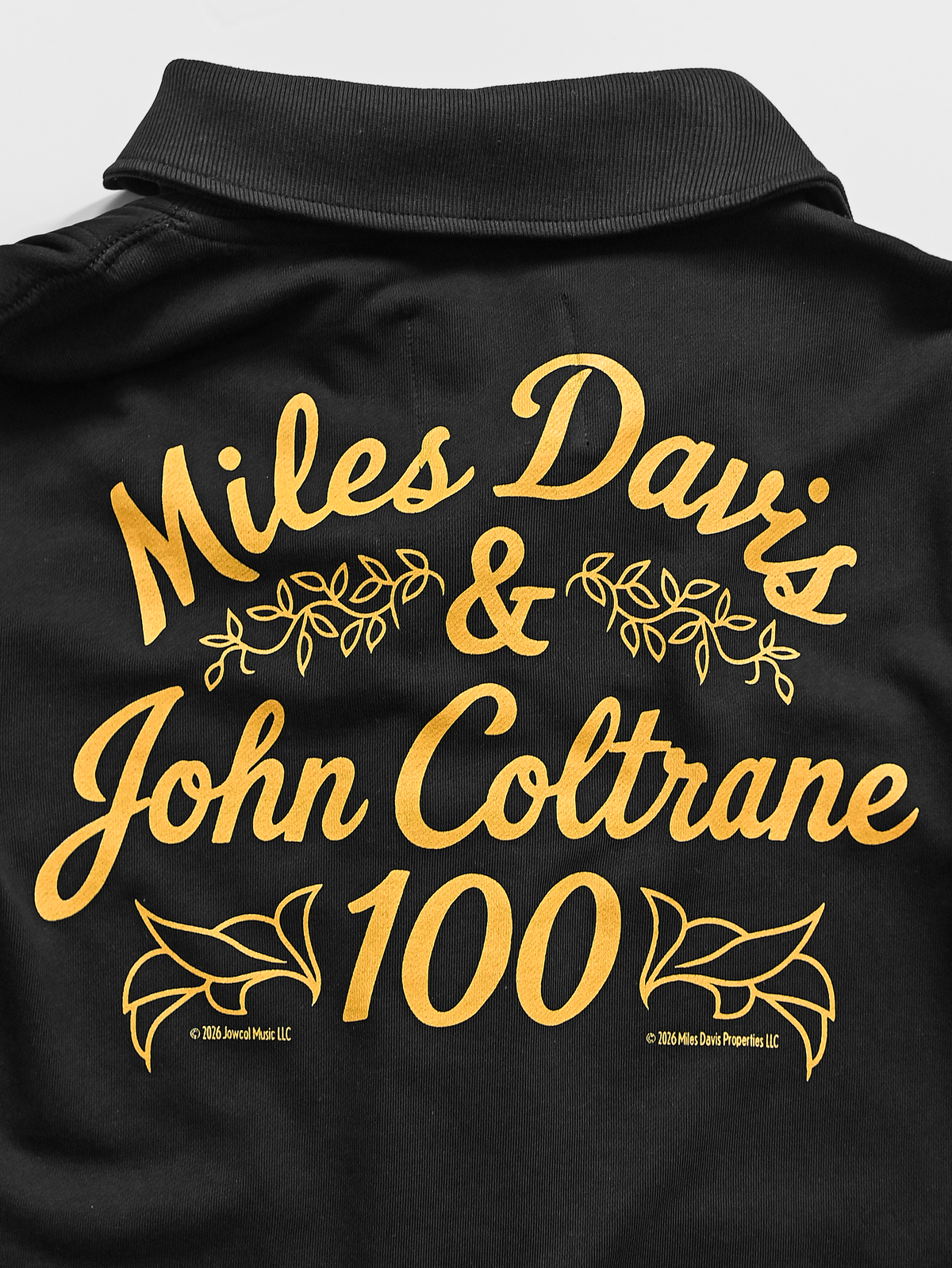 Miles Davis x John Coltrane 100 Years Black Cardigan
