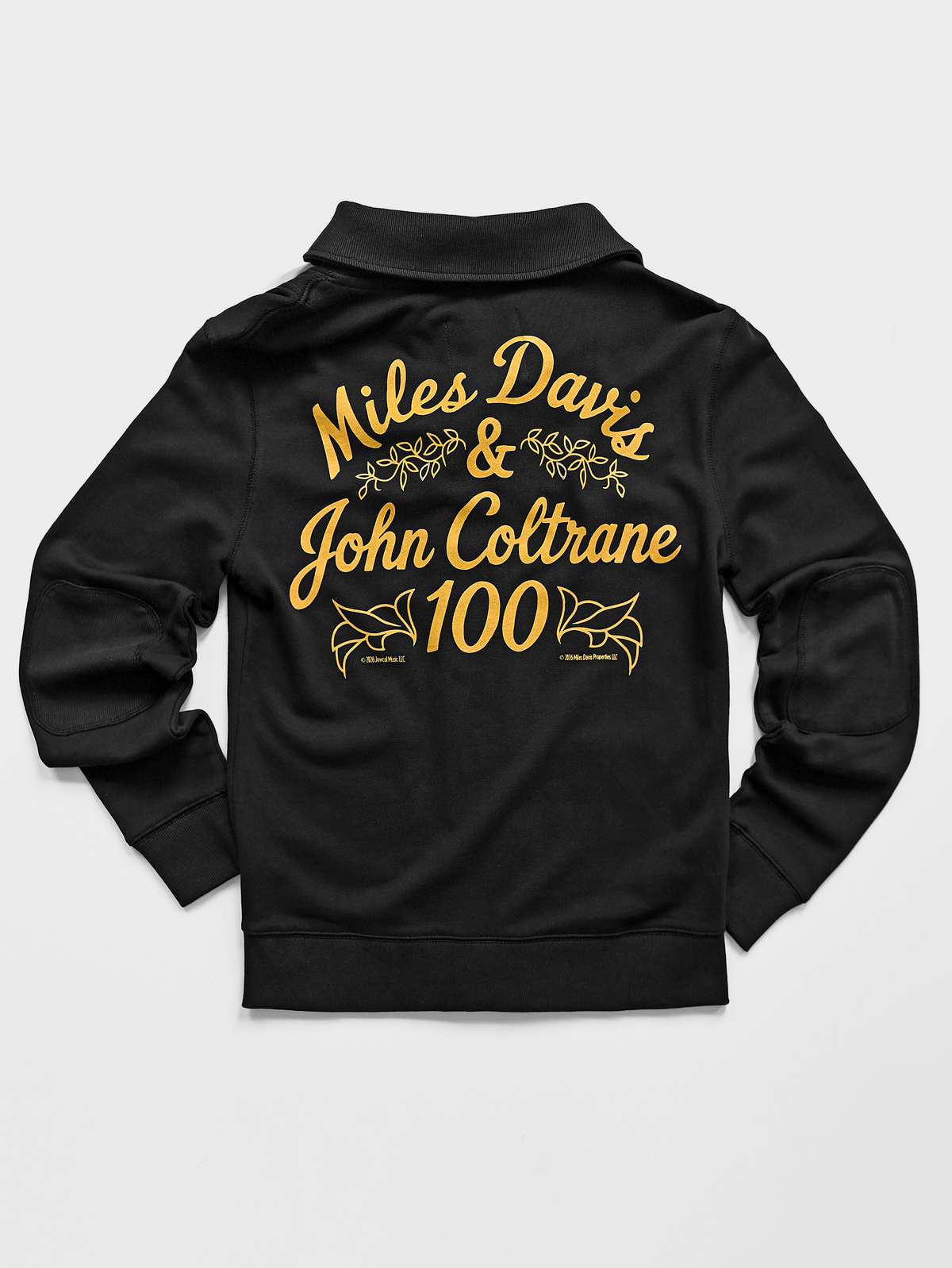 Miles Davis x John Coltrane 100 Years Black Cardigan