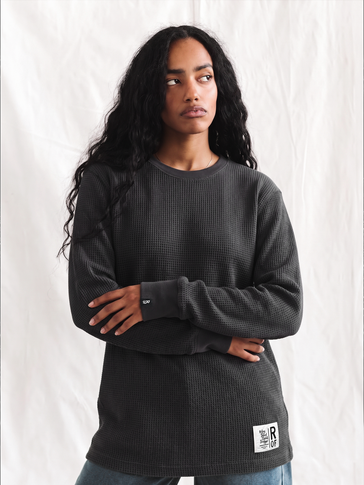 Long Sleeve Heather Charcoal Thermal