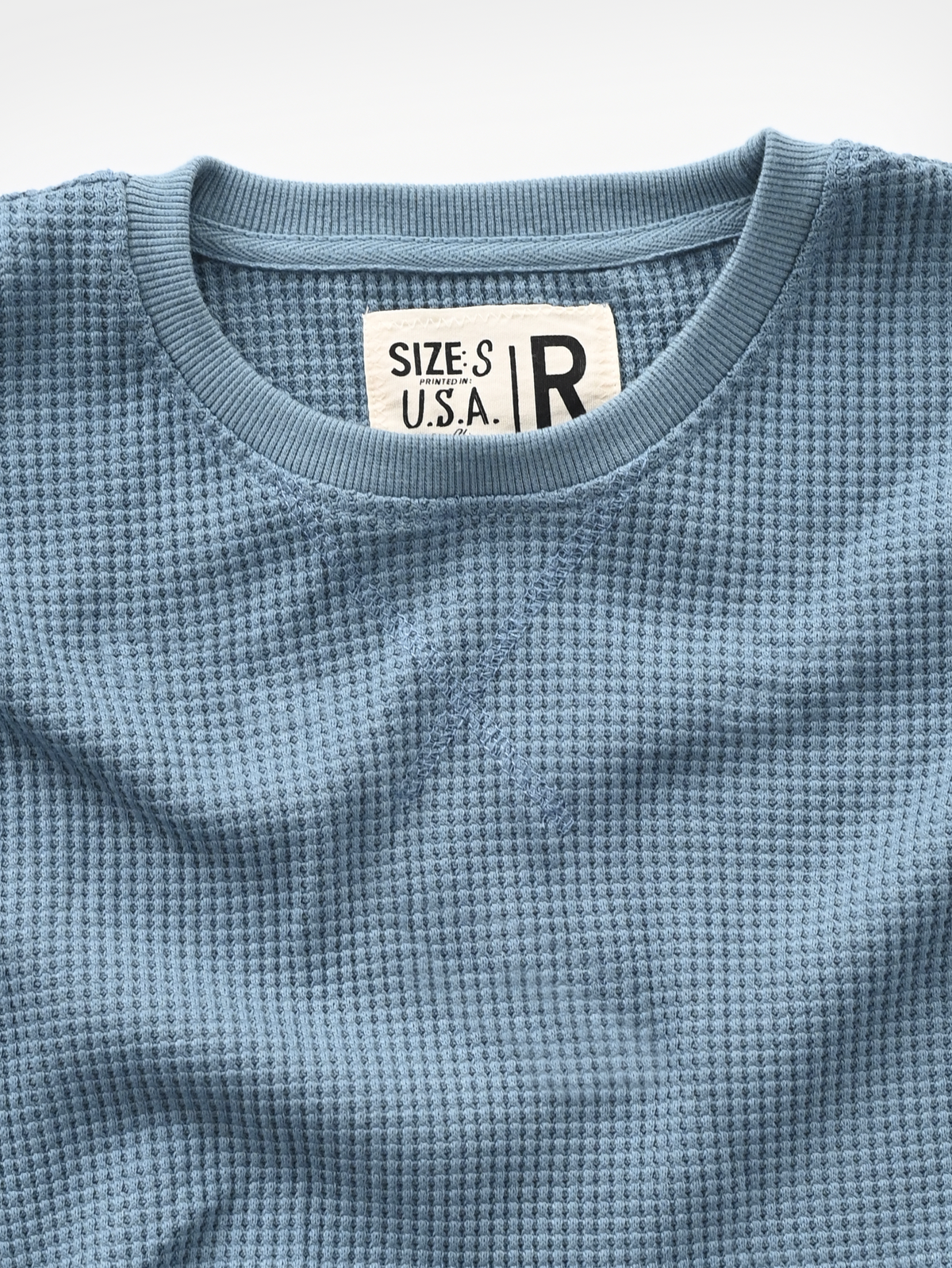 Long Sleeve Vintage Slate Blue Thermal