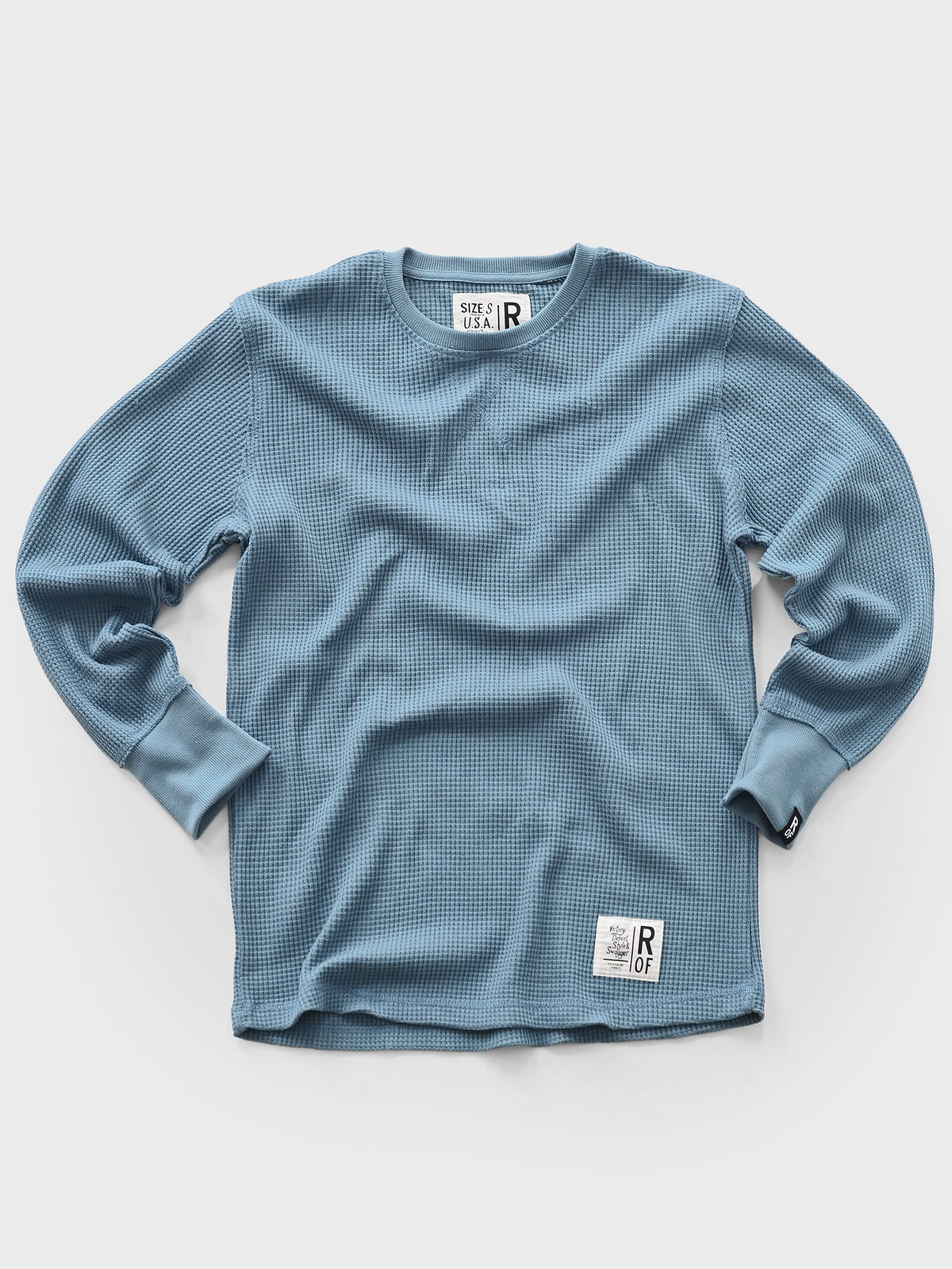 Long Sleeve Vintage Slate Blue Thermal