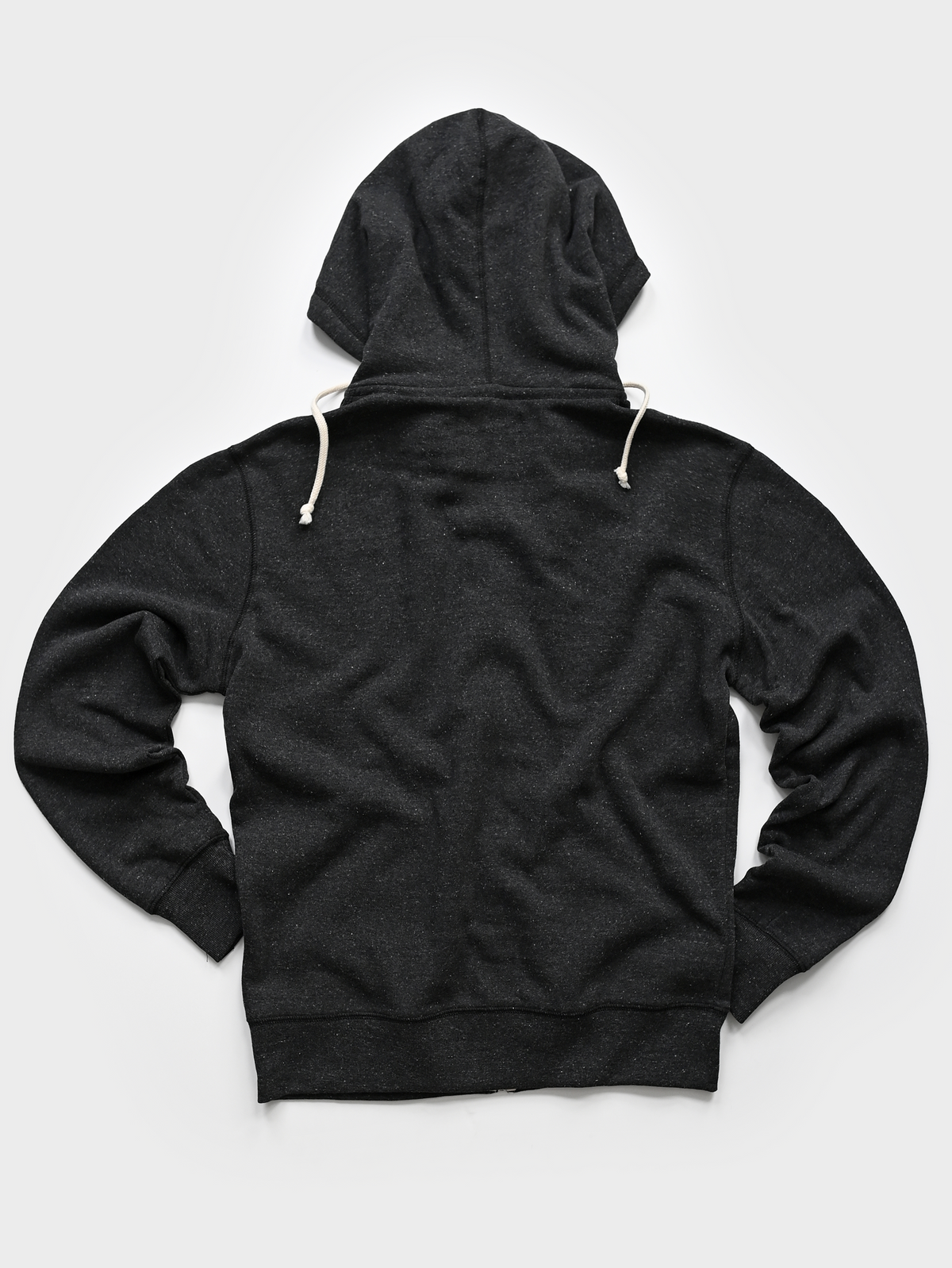 Supersoft Midweight Heather Black Full Zip Hoody