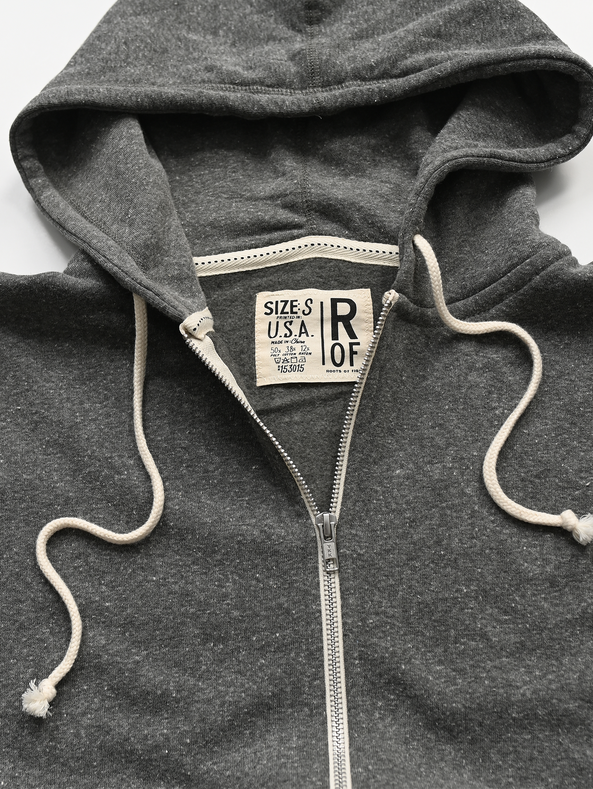 Supersoft Midweight Heather Grey Full Zip Hoody
