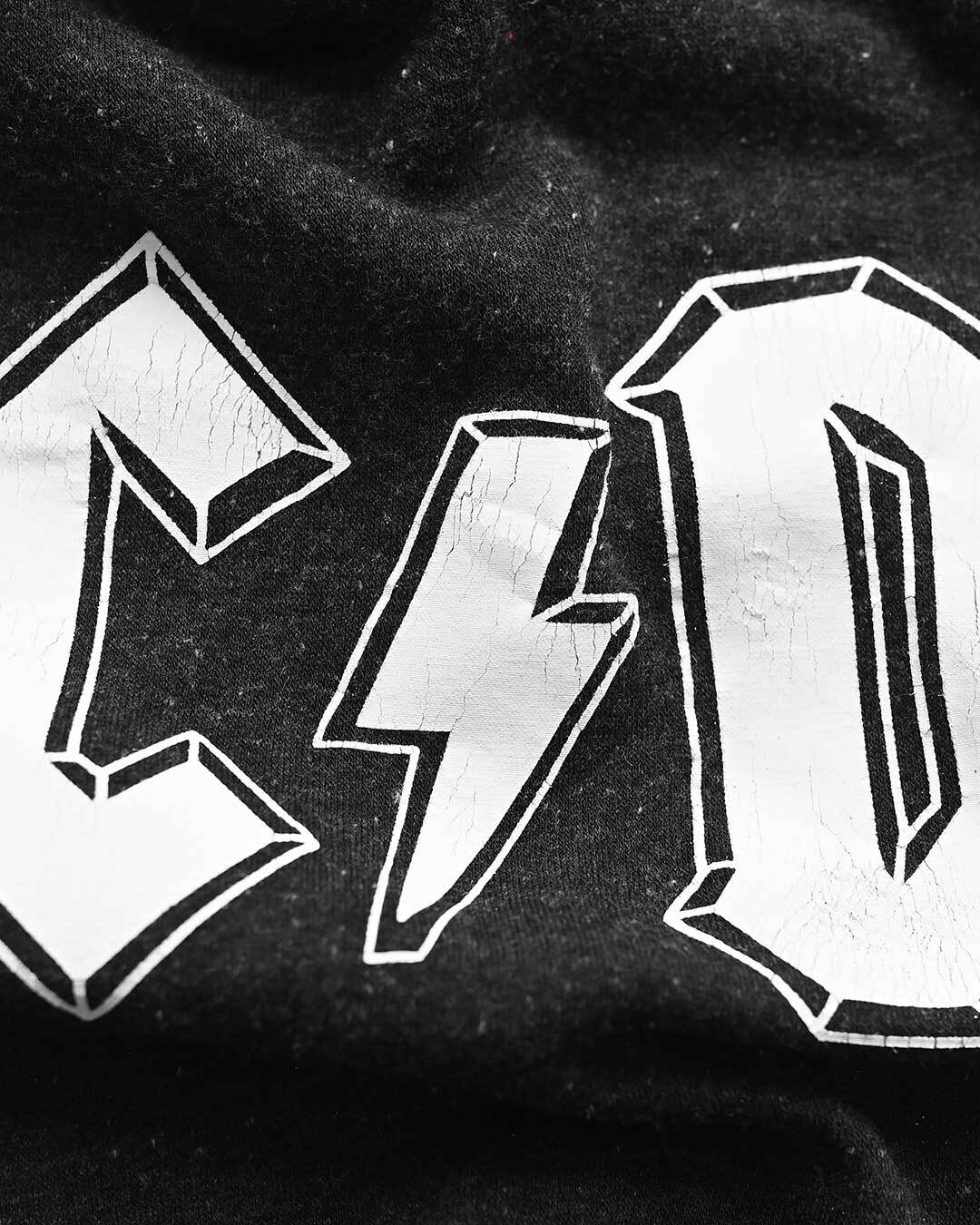 AC/DC Classic Black PO Hoody - Roots of Fight Canada