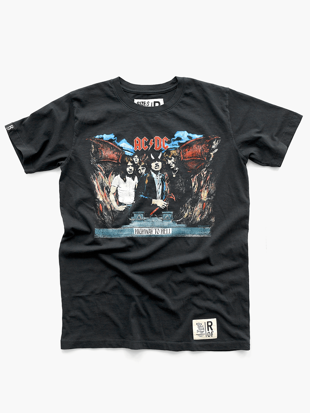 AC/DC Highway to Hell Black Tee - Roots of Fight Canada