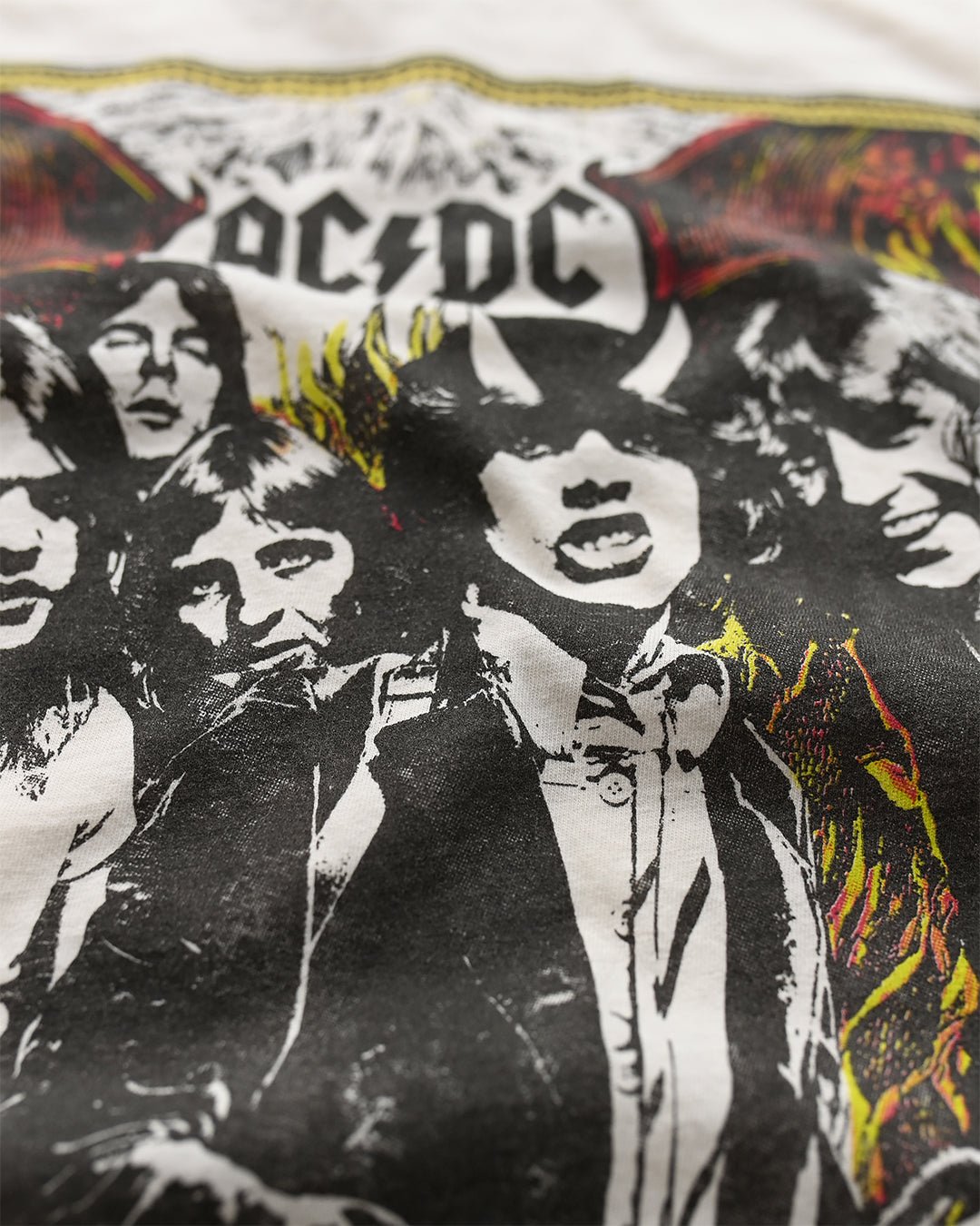 AC/DC Highway To Hell Photo White Tee - Roots of Fight Canada