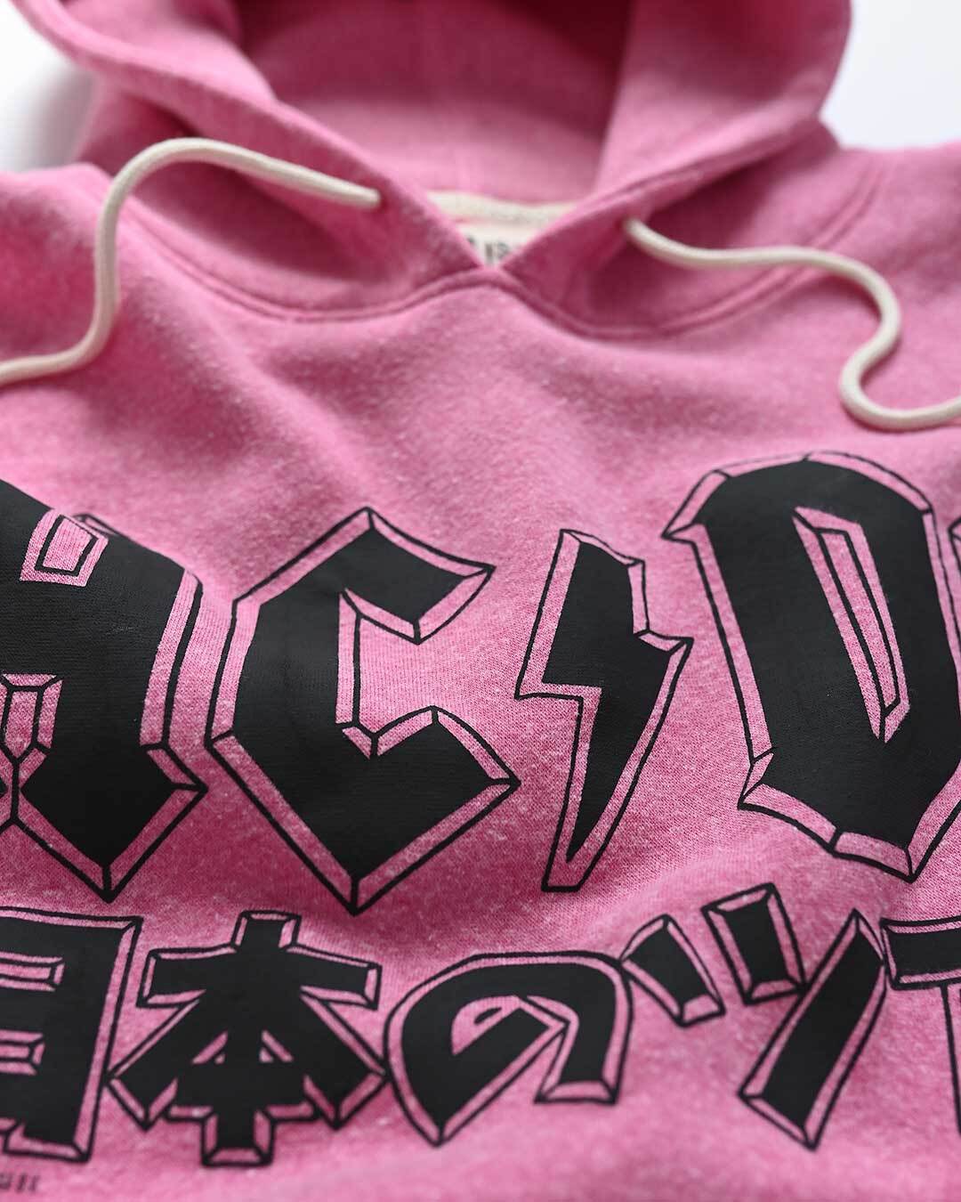 AC/DC Japan Tour Pink Hoody - Roots of Fight Canada
