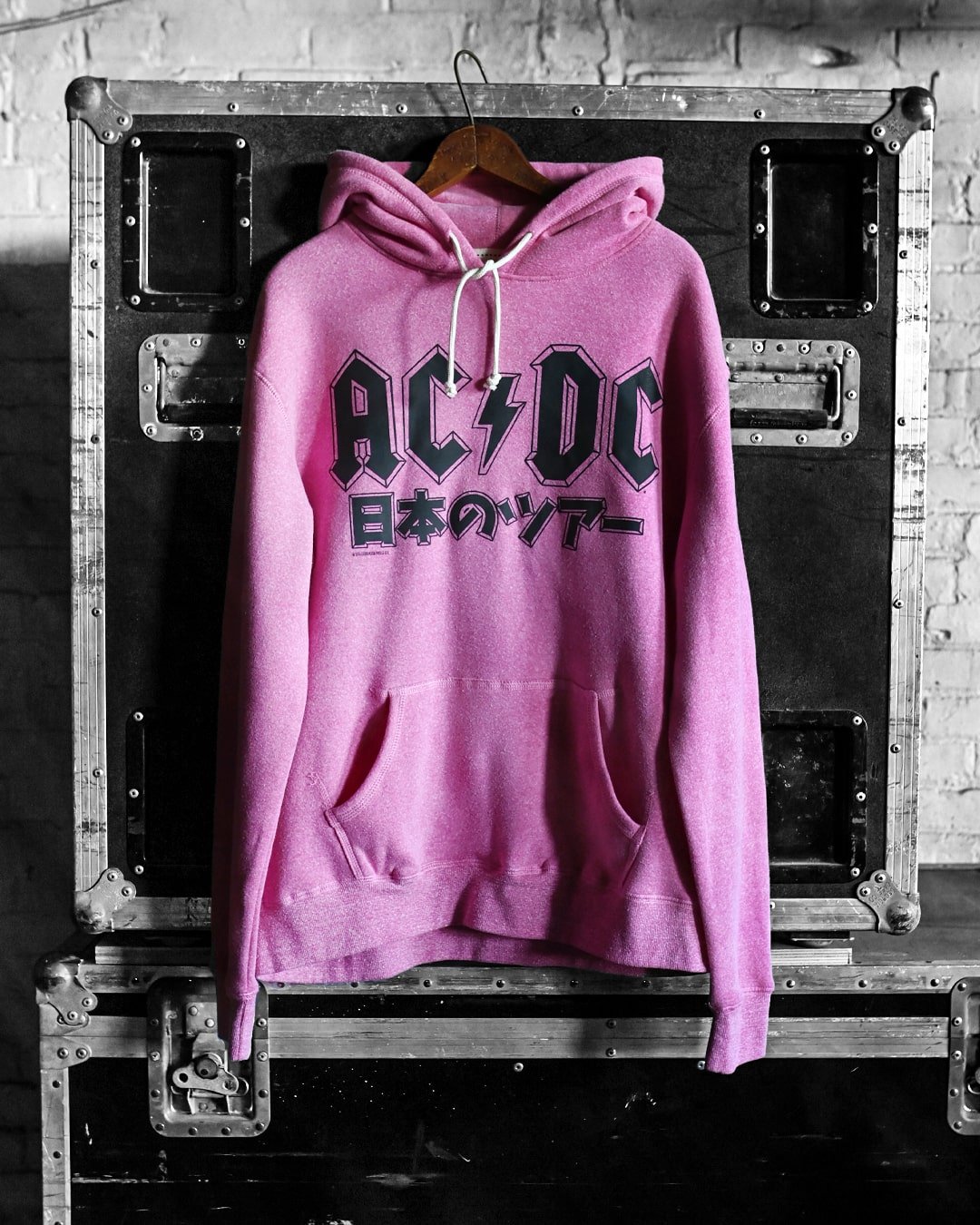 AC/DC Japan Tour Pink Hoody - Roots of Fight Canada