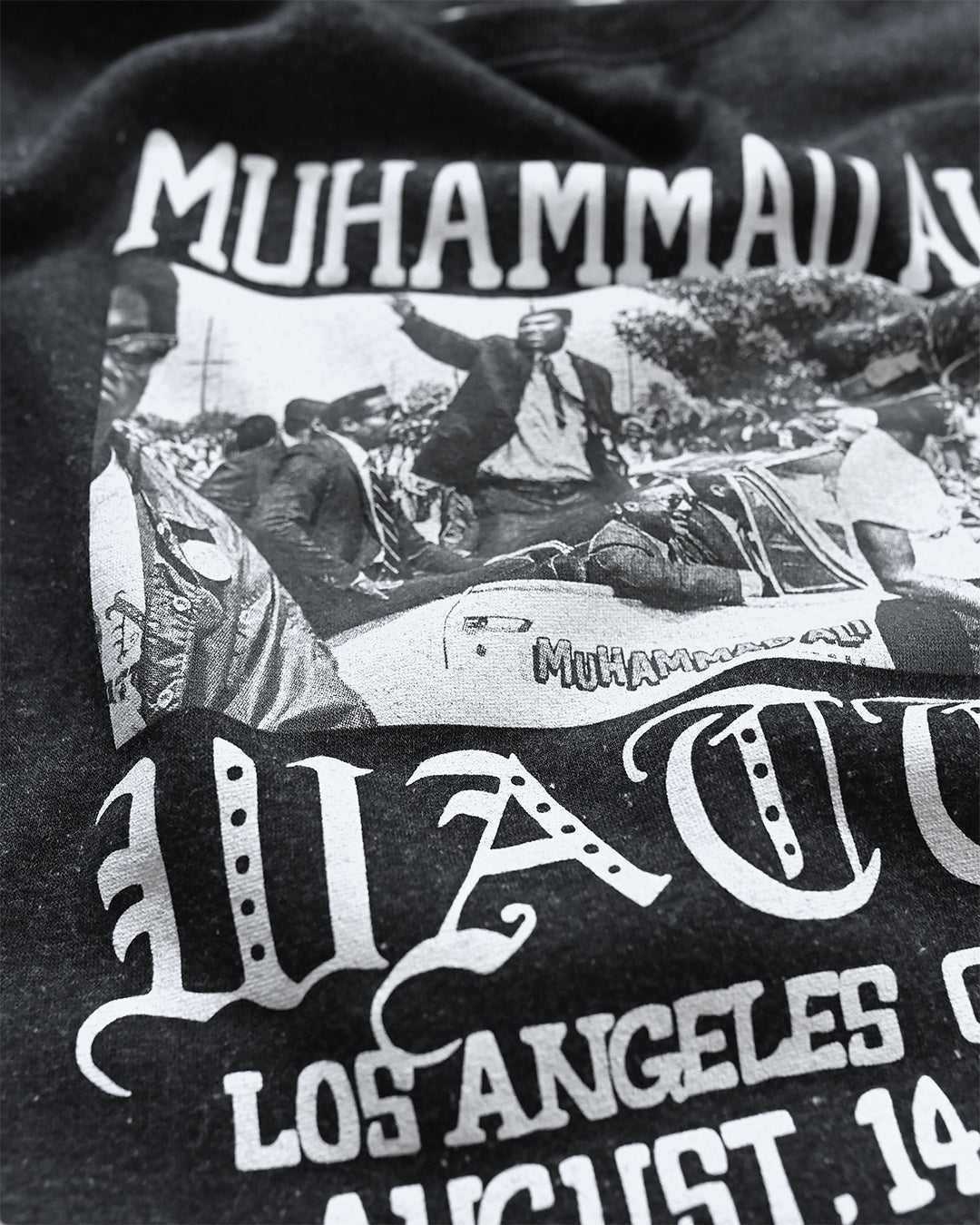 Ali 1967 Watts Photo Black Sweatshirt - Roots of Fight Canada