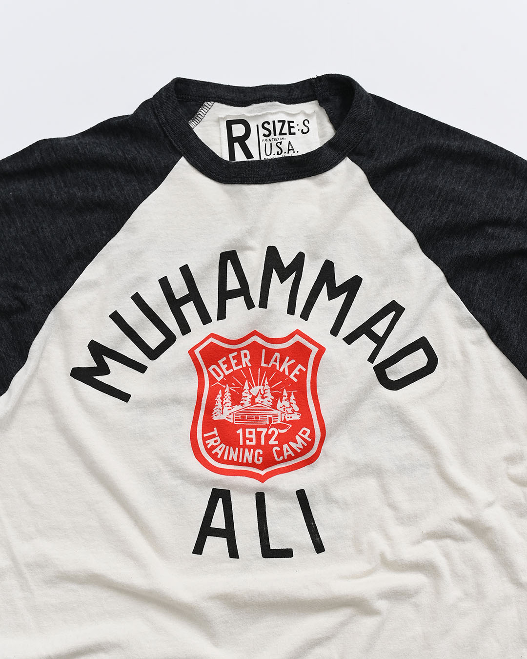 Ali Deer Lake Quote Black Raglan - Roots of Fight Canada