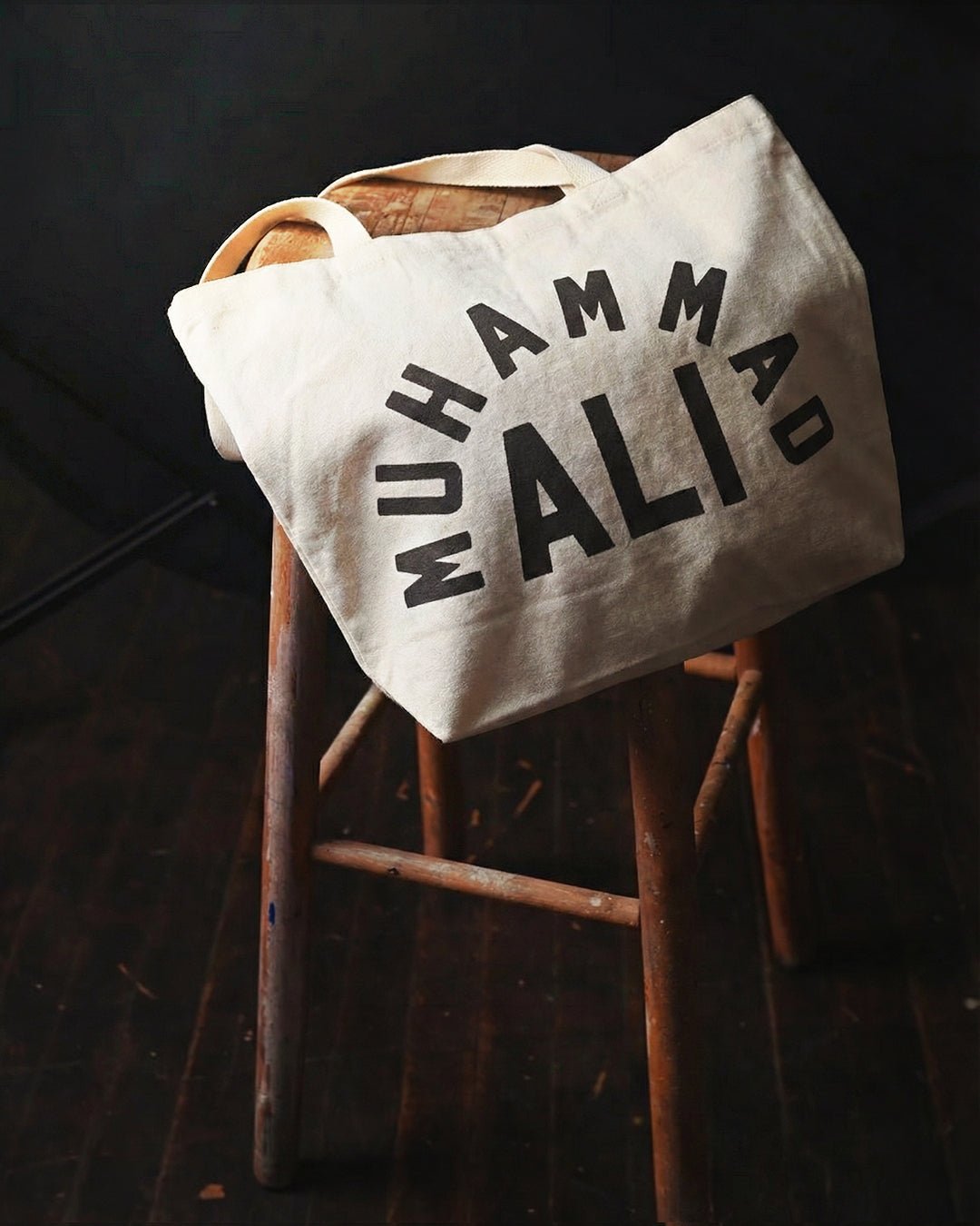 Ali Float Like A Butterfly Ivory Tote Bag - Roots of Fight Canada