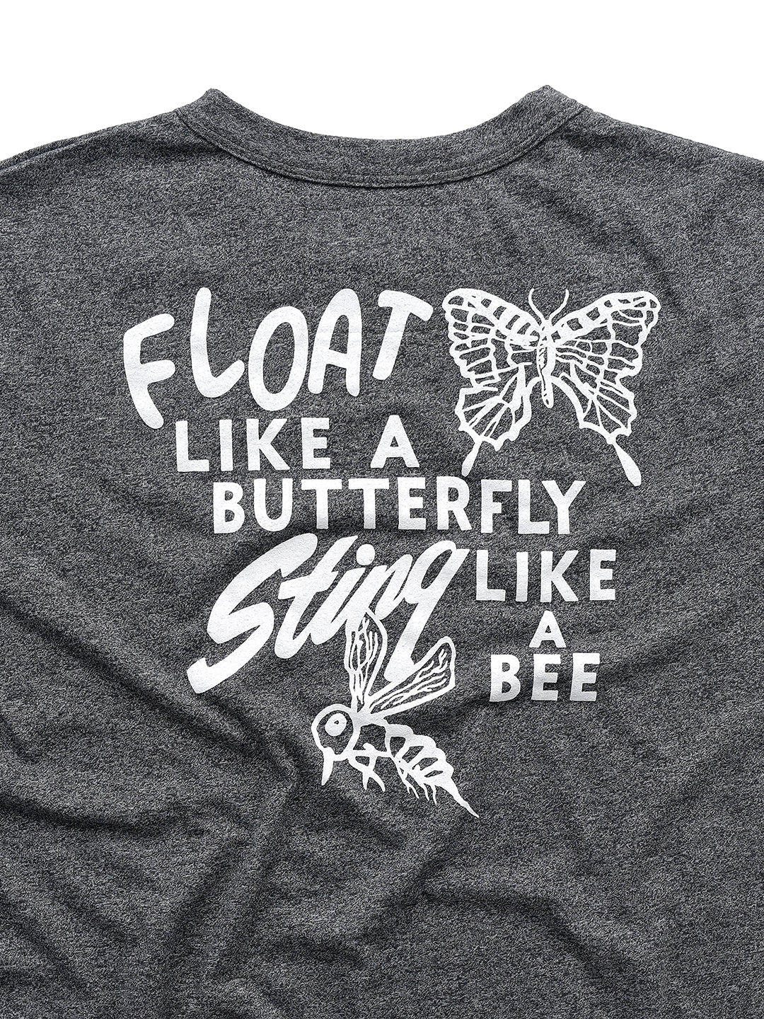 Ali Float Like A Butterfly Women's Black Tee - Roots of Fight Canada