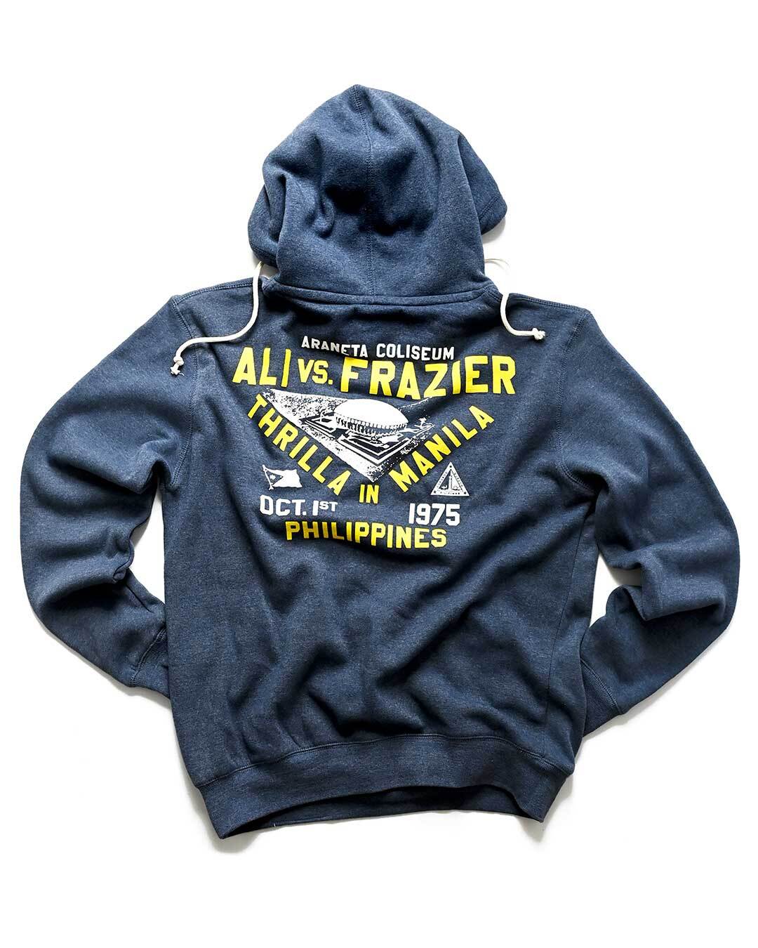 Ali - Frazier Thrilla in Manila Navy PO Hoody - Roots of Fight Canada