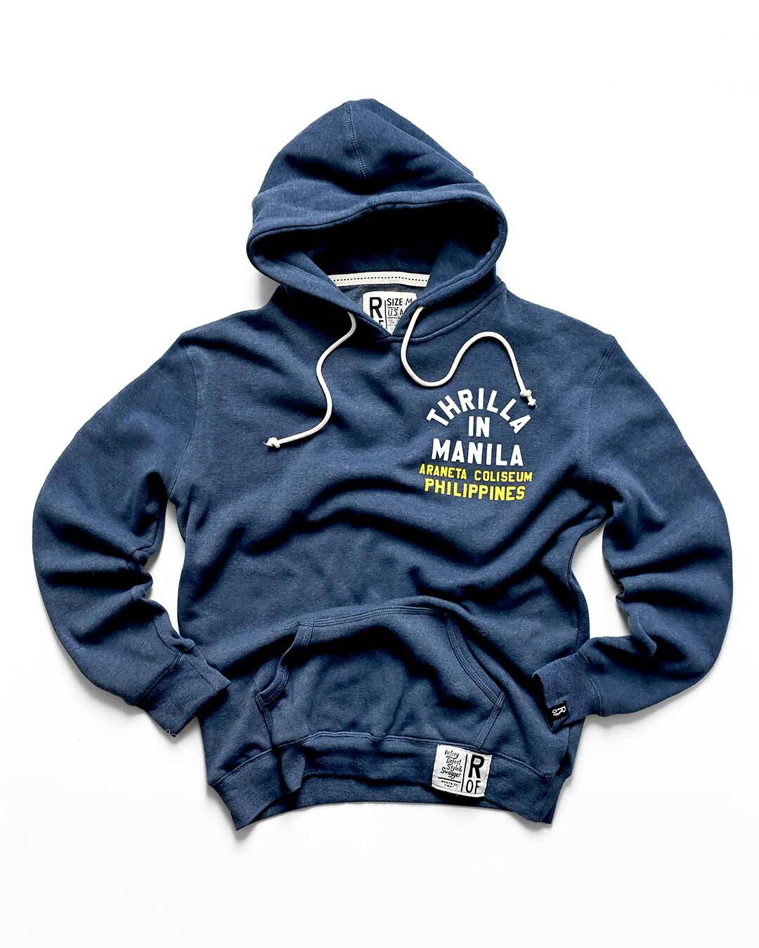 Ali - Frazier Thrilla in Manila Navy PO Hoody - Roots of Fight Canada