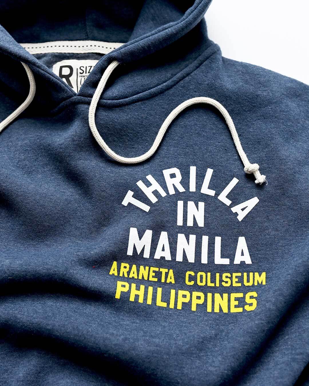Ali - Frazier Thrilla in Manila Navy PO Hoody - Roots of Fight Canada