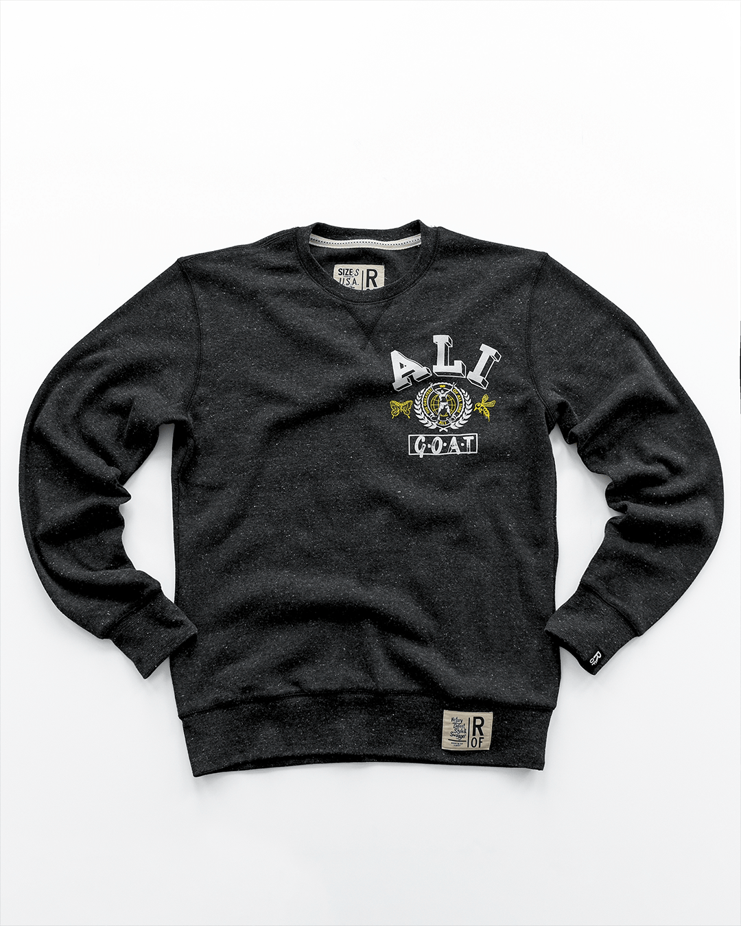 Ali GOAT Black Sweatshirt - Roots of Fight Canada