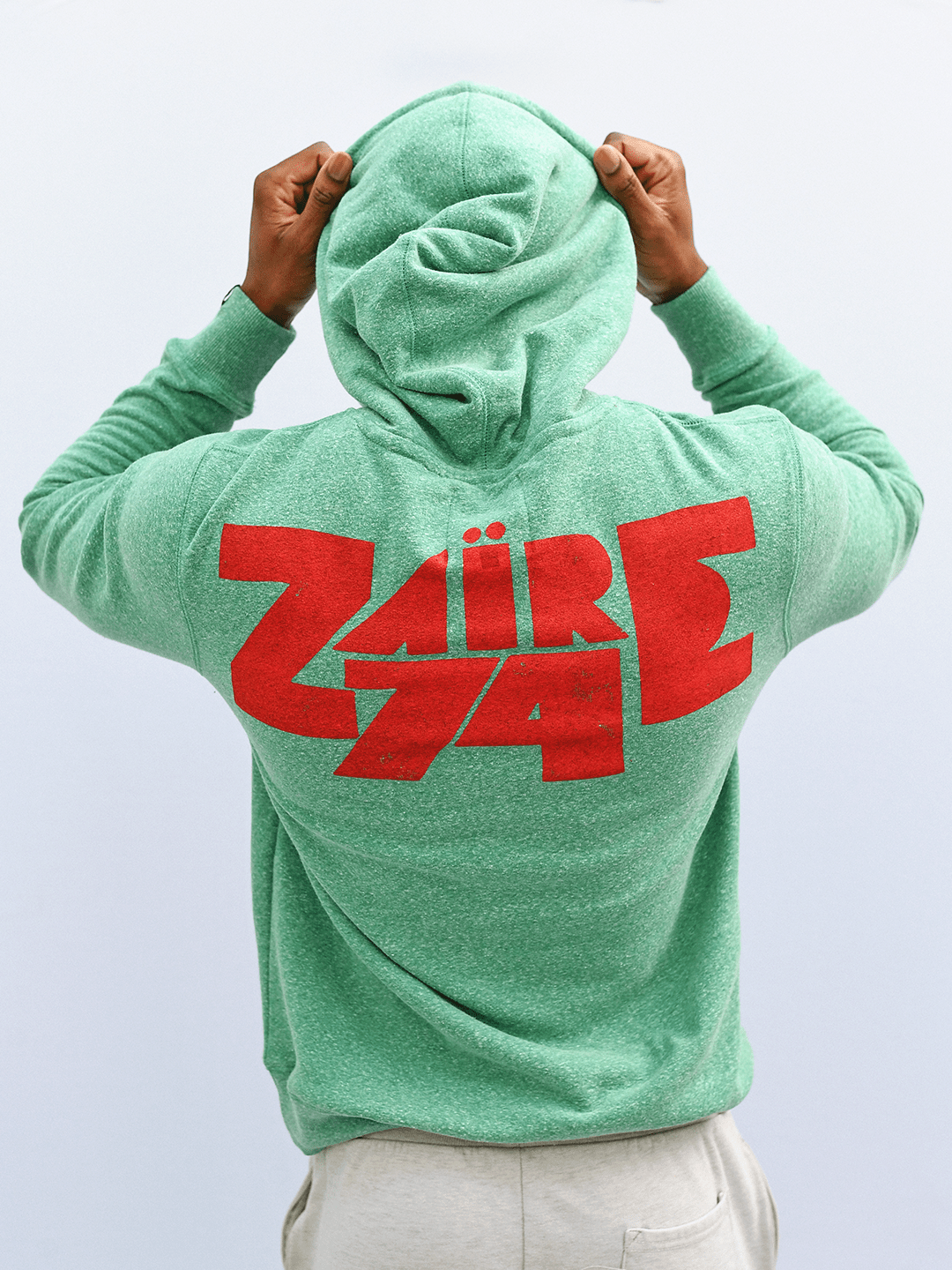 Ali Rumble People's Champ Green PO Hoody - Roots of Fight Canada