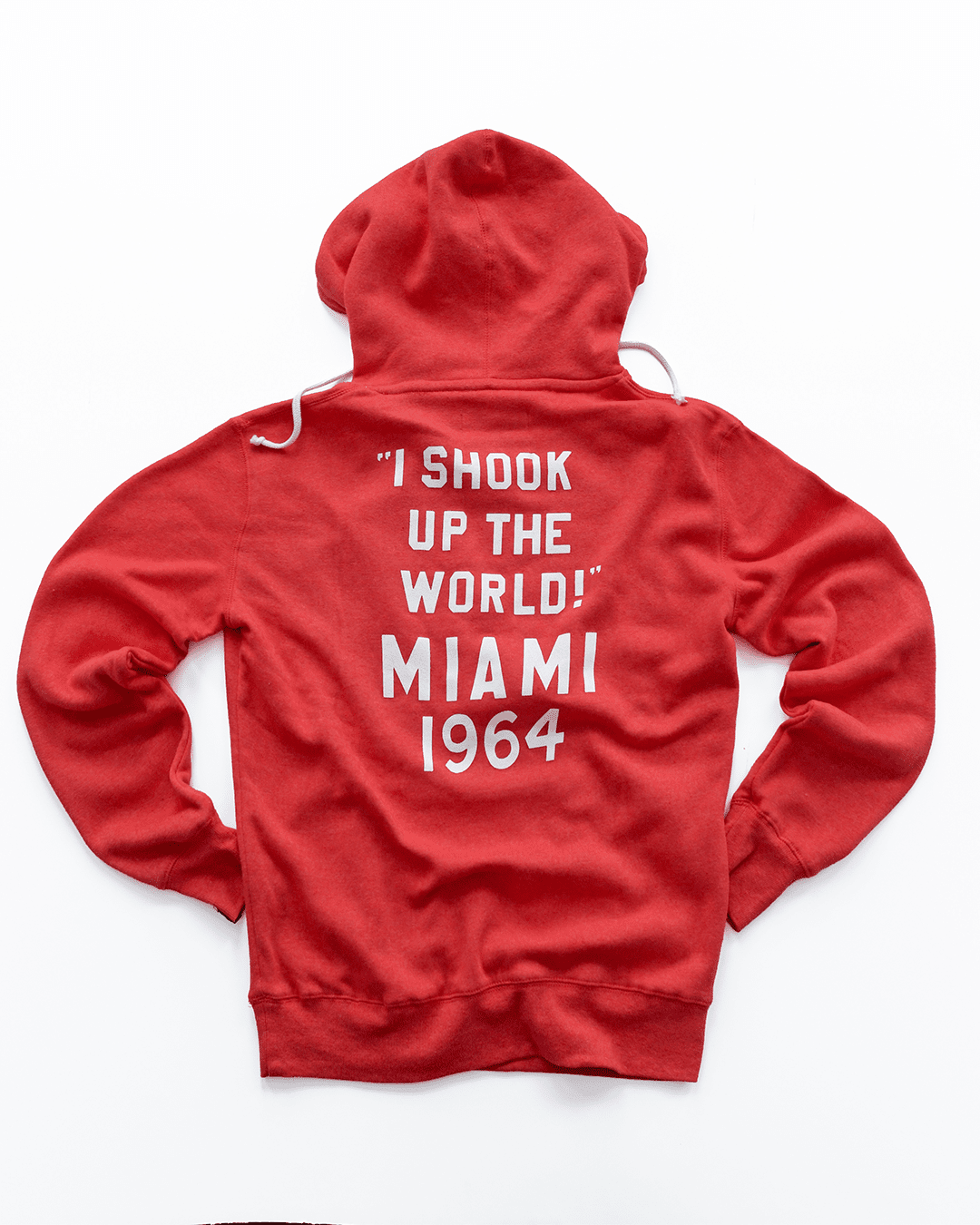 Ali Shook Up The World '64 Red PO Hoody - Roots of Fight Canada