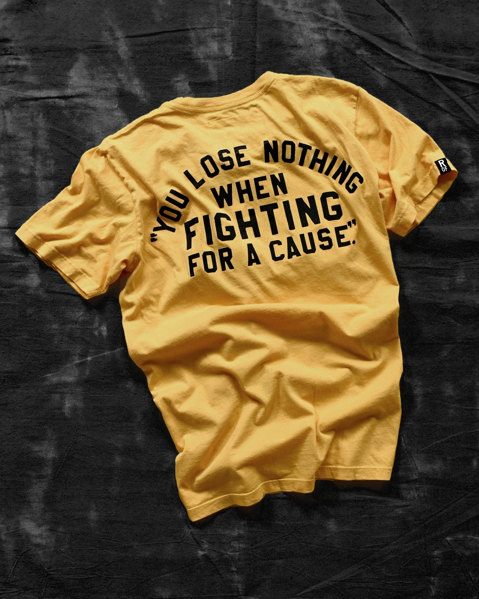 Ali 'You Lose Nothing' Gold Tee - Roots of Fight Canada