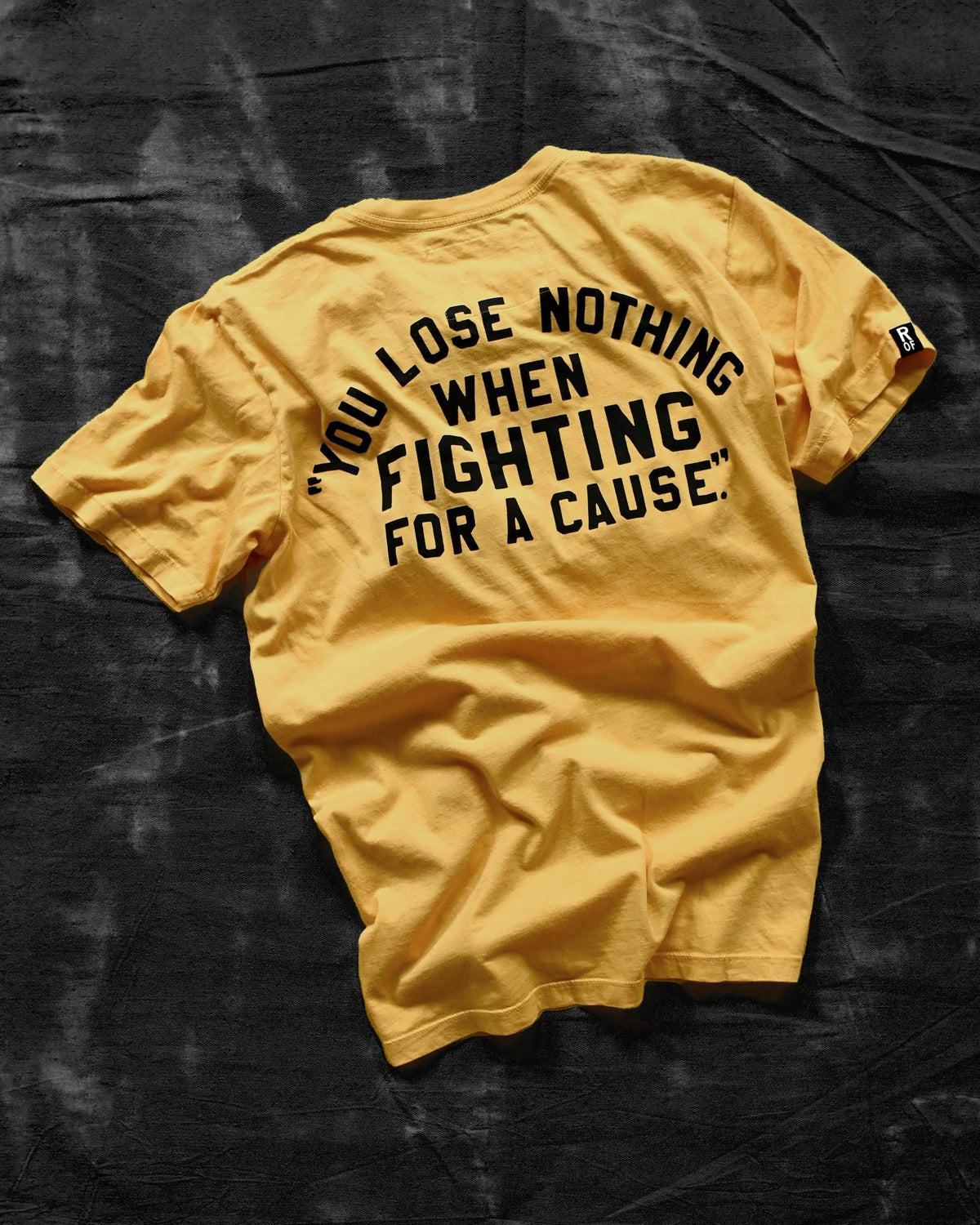 Ali &#39;You Lose Nothing&#39; Gold Tee - Roots of Fight Canada
