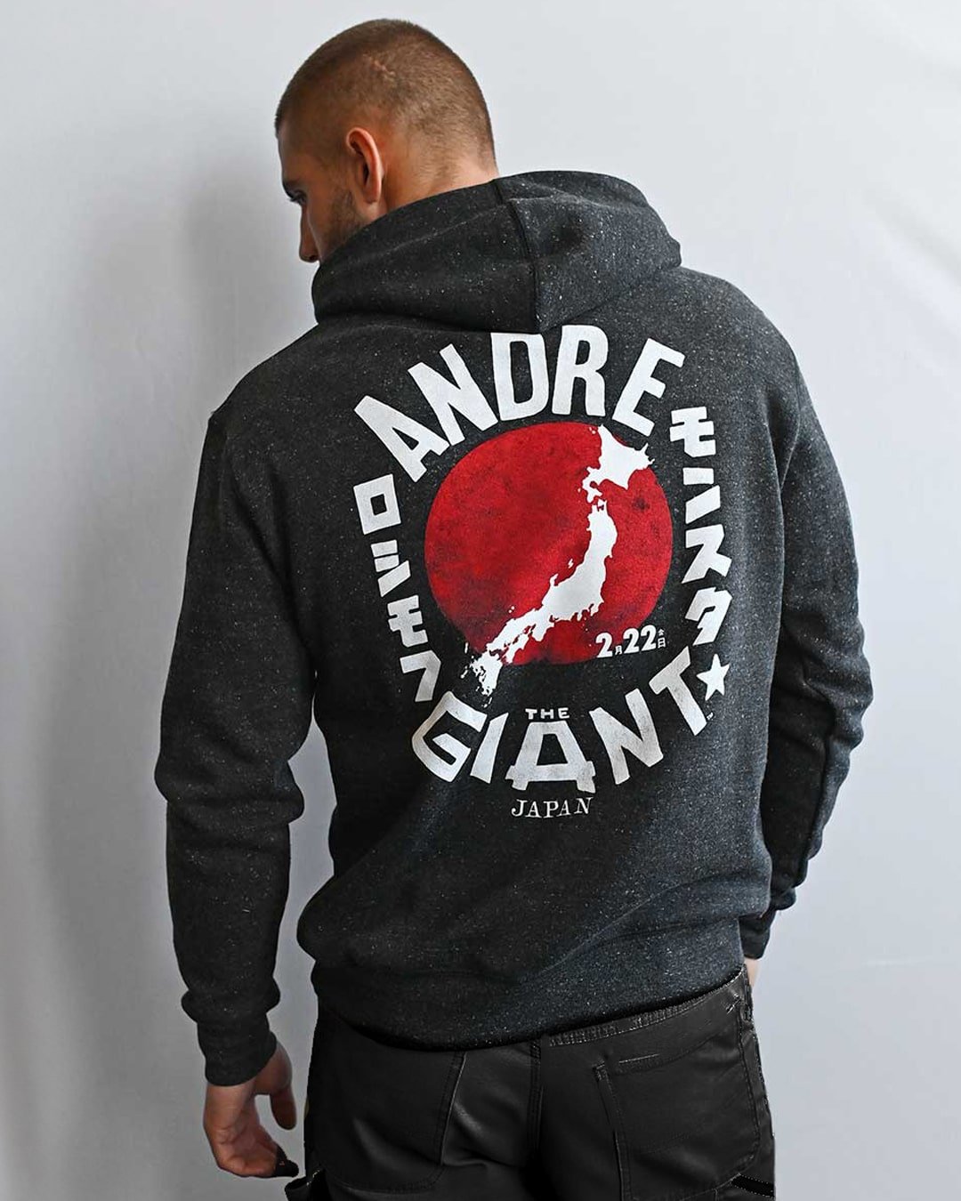 Andre the Giant Japan Black PO Hoody - Roots of Fight Canada